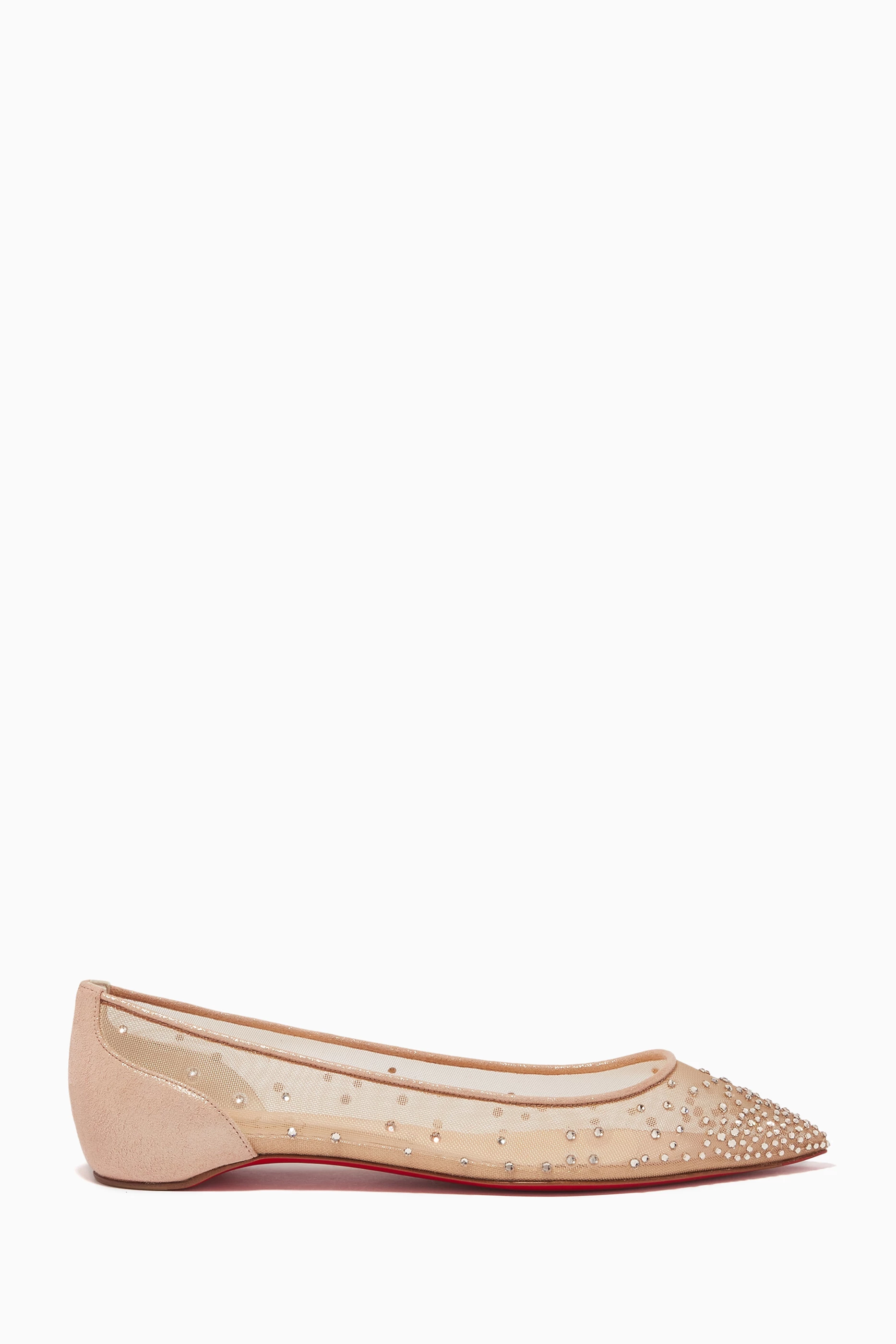 Louboutin follies discount strass flats