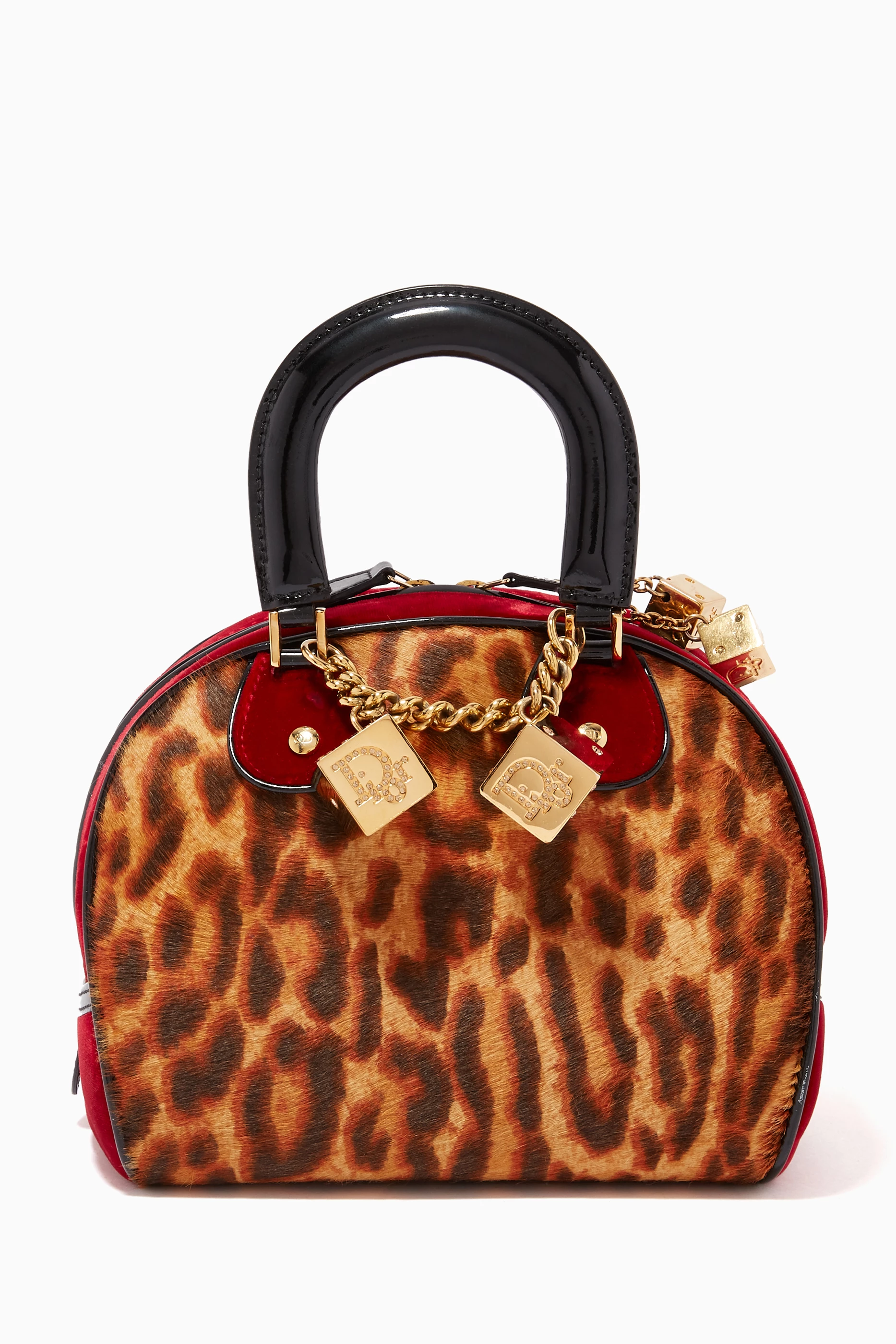 Christian dior best sale animal print bag