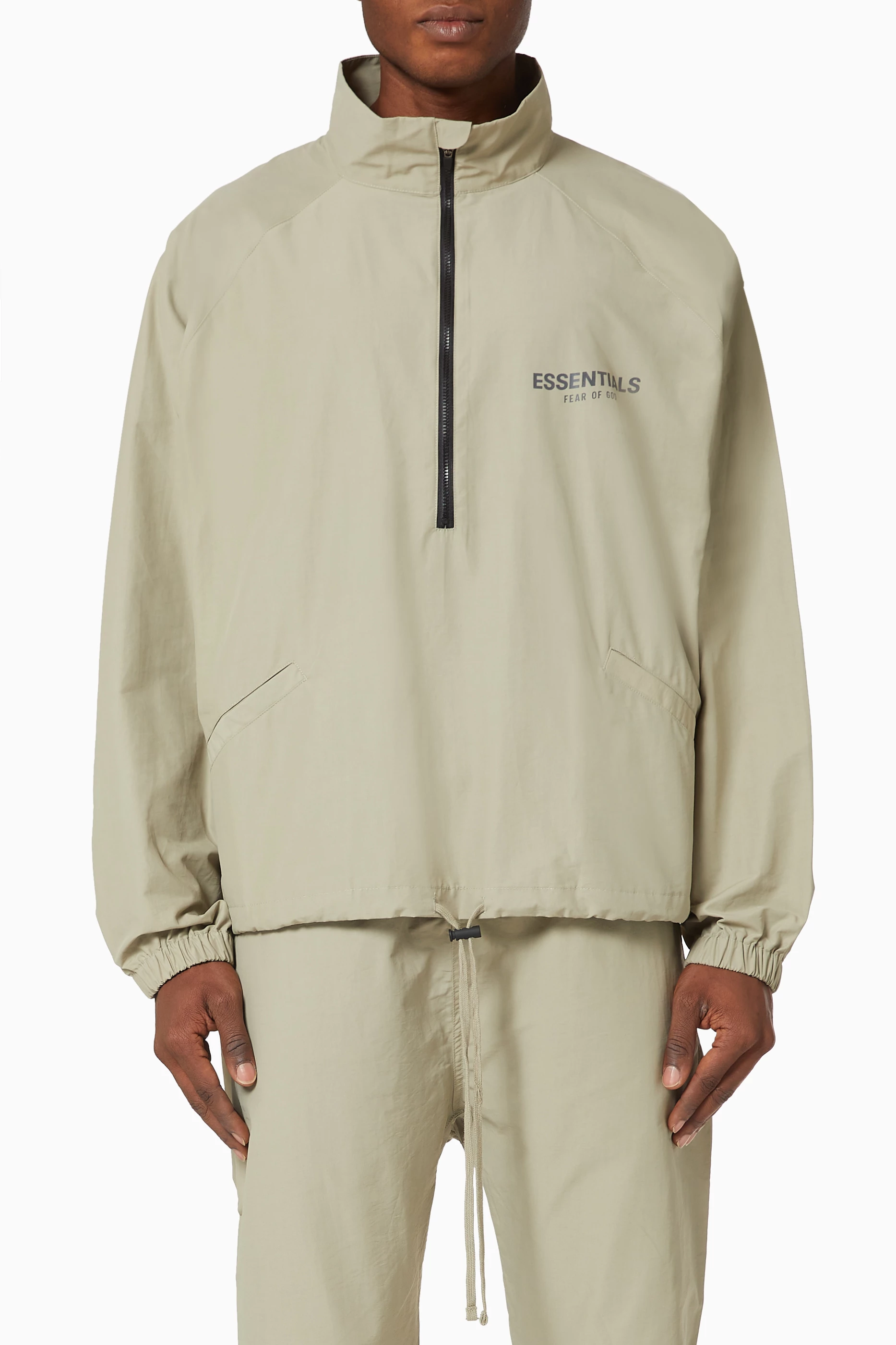 Fear of god hot sale essentials half zip