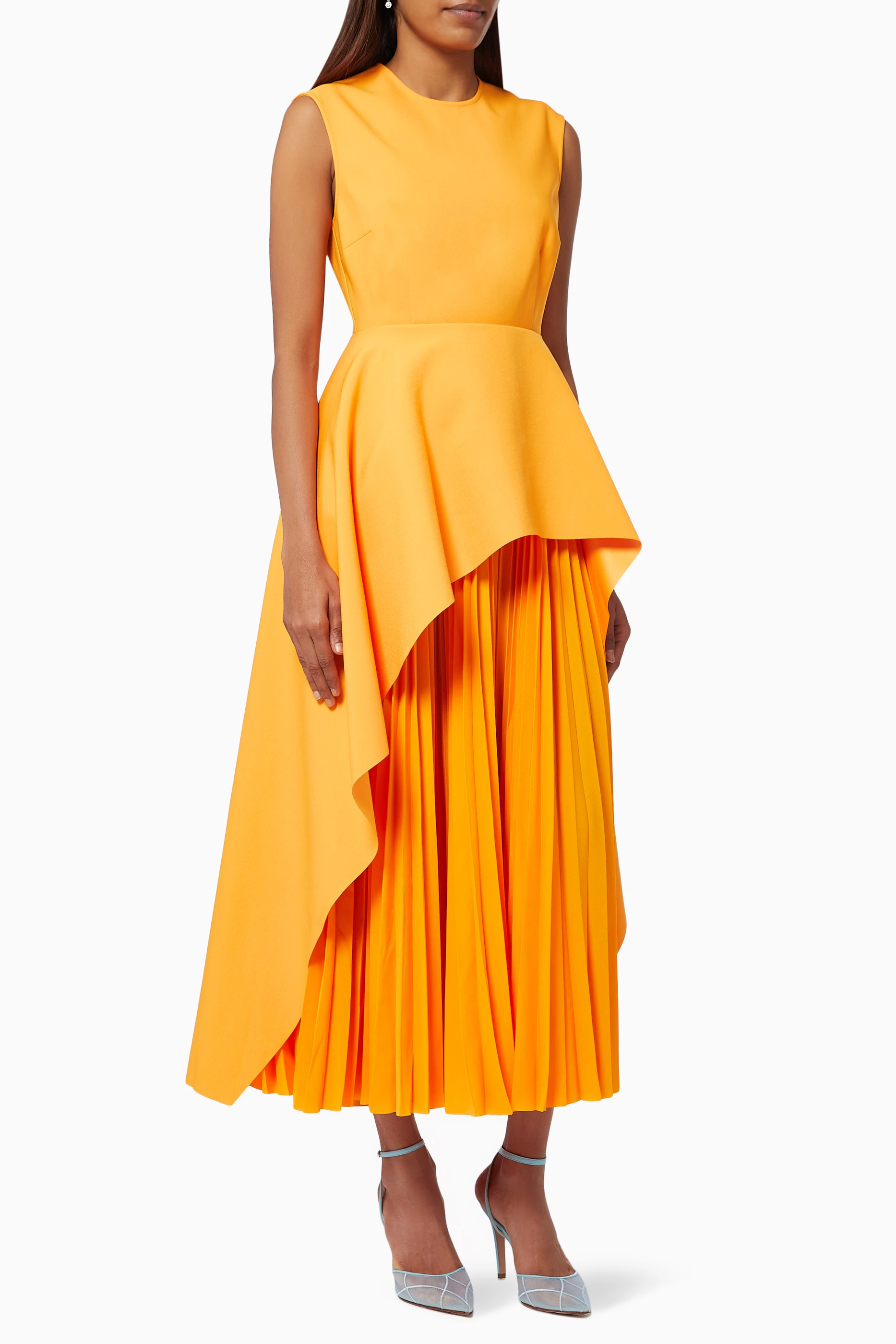 Solace london sales orange dress