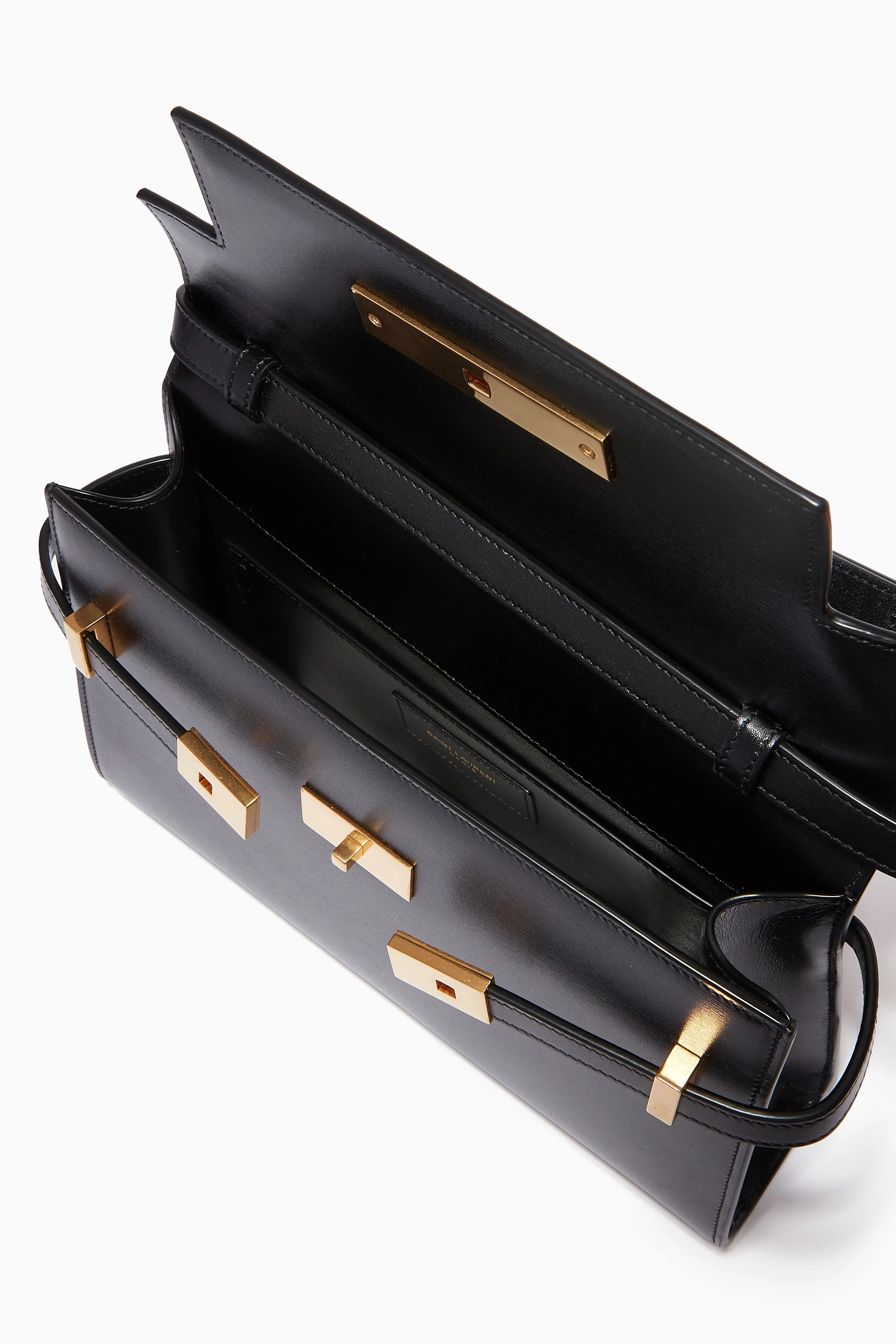 MANHATTAN CLUTCH IN BOX SAINT LAURENT LEATHER