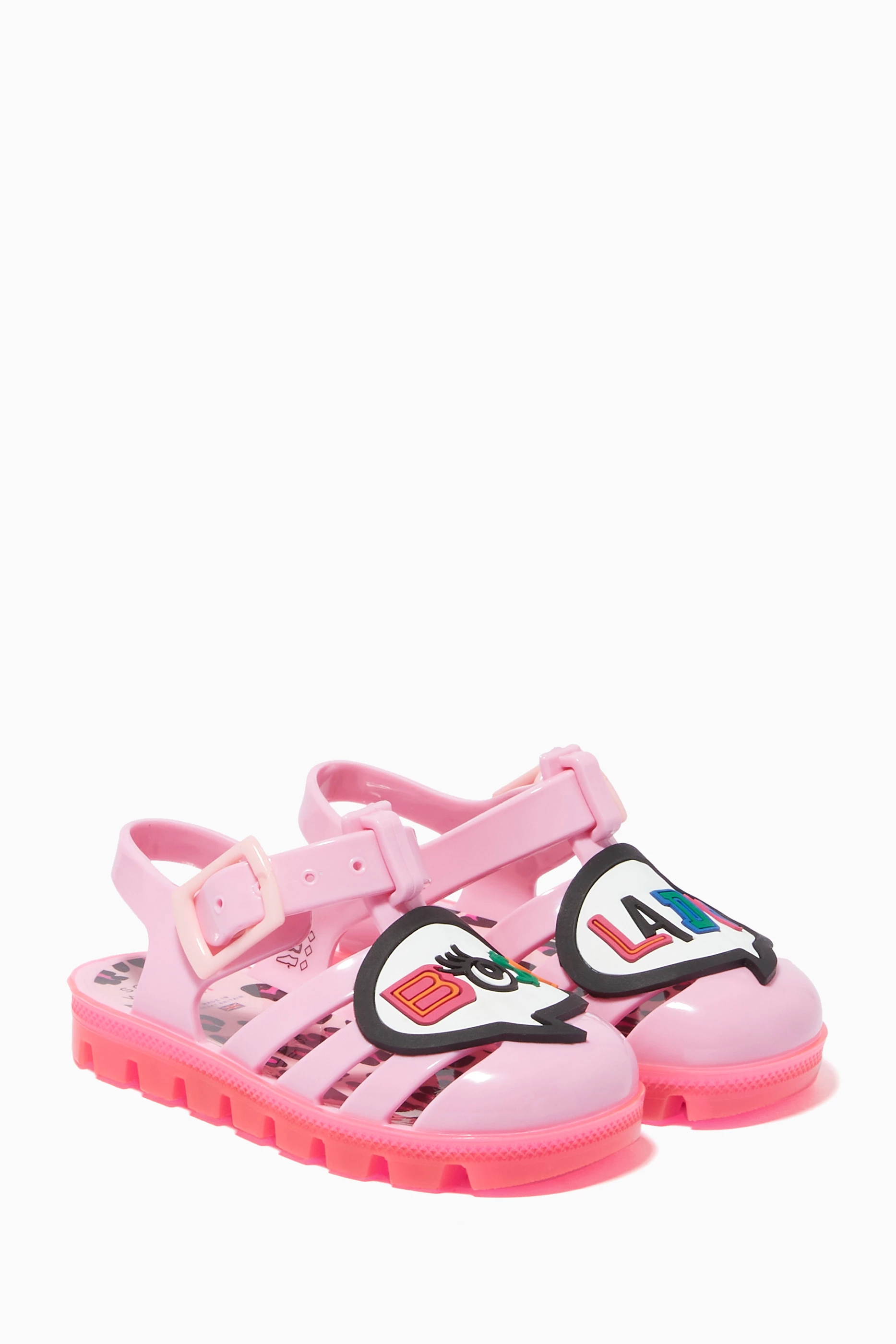 Buy Sophia Webster Pink Boss Lady Jelly Sandals in PVC for Girls
