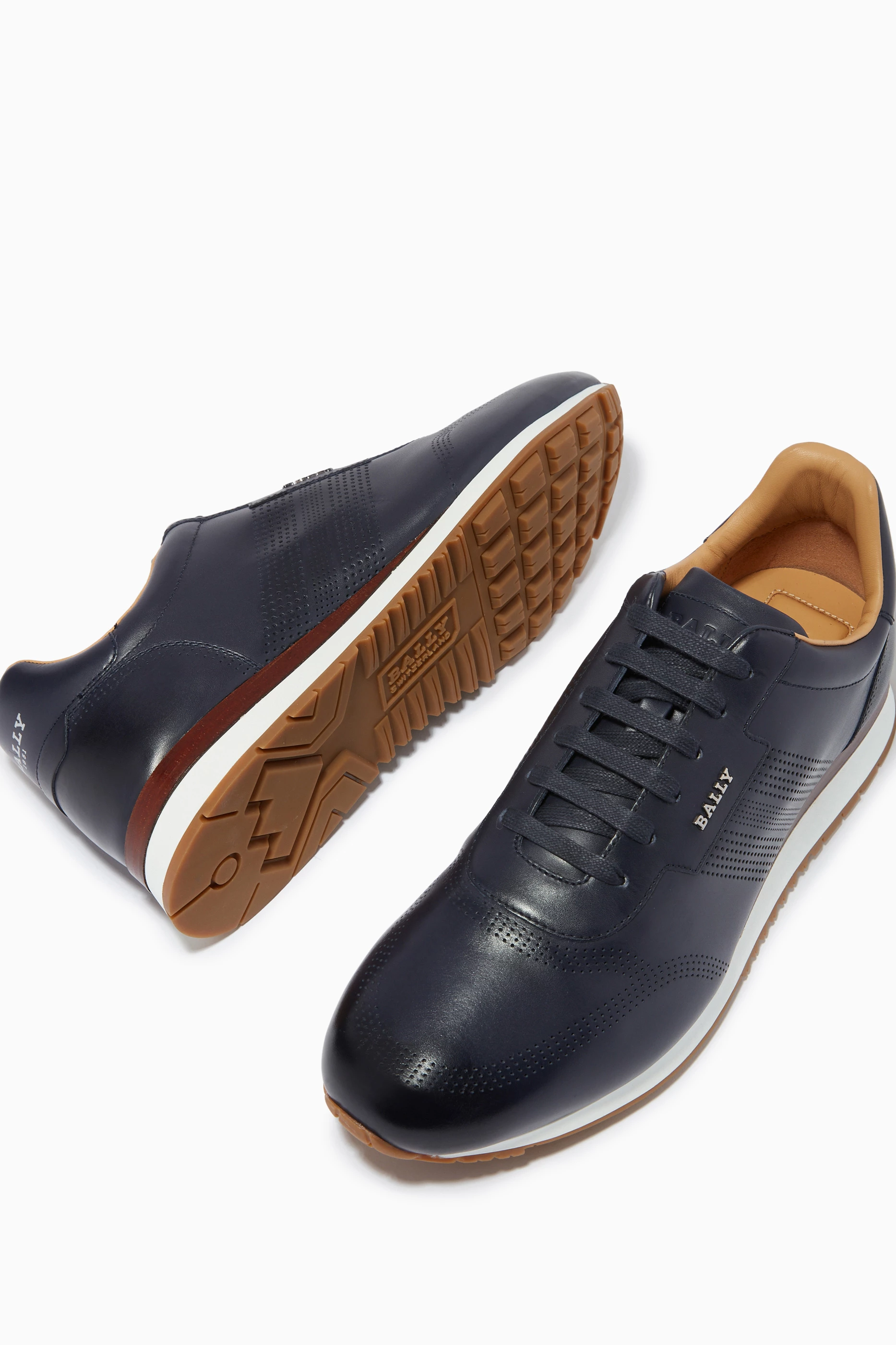 Blue shop bally shoes