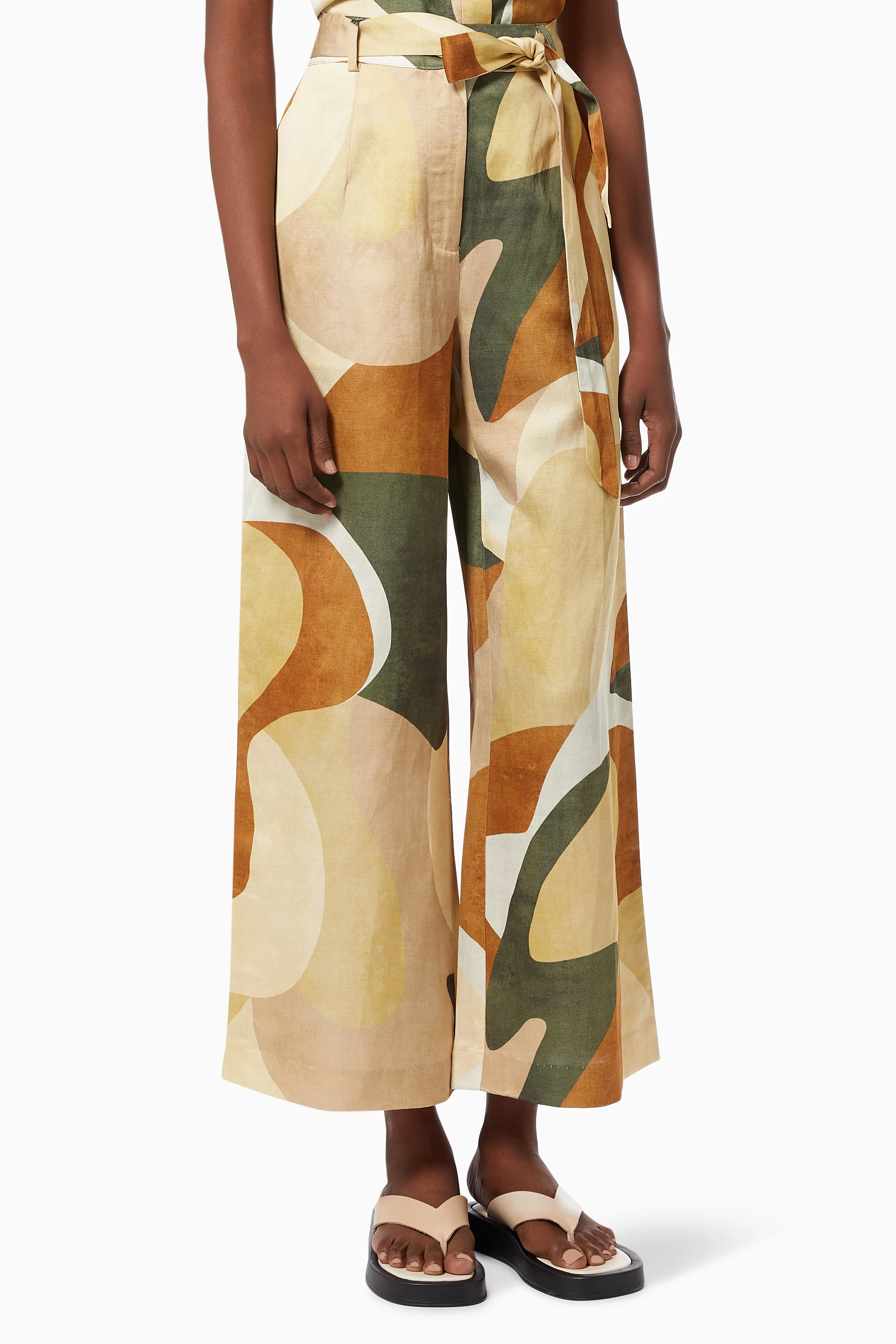 WIDE LEG PANTS in VISCOSE