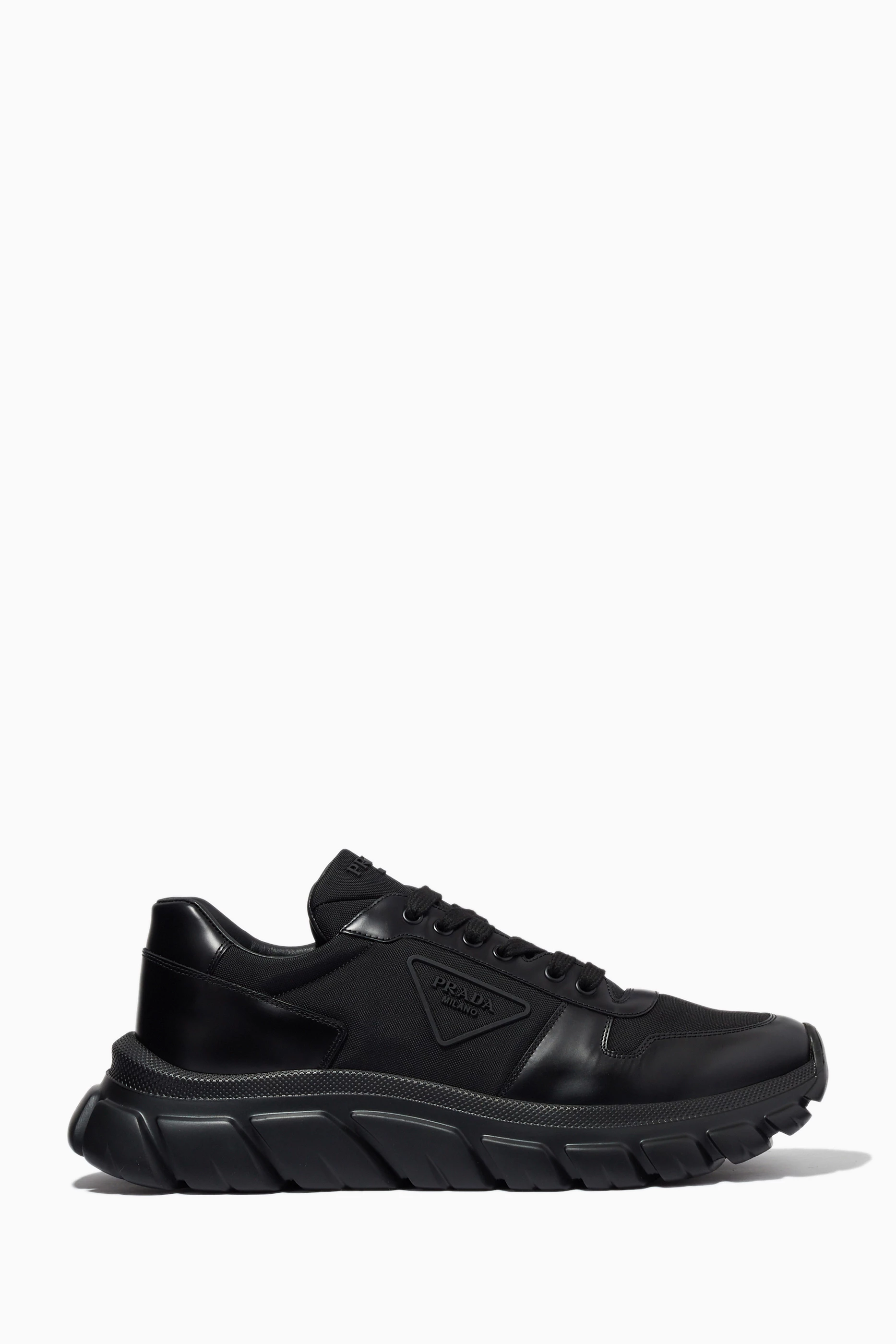 Prada mens slip on sneakers clearance