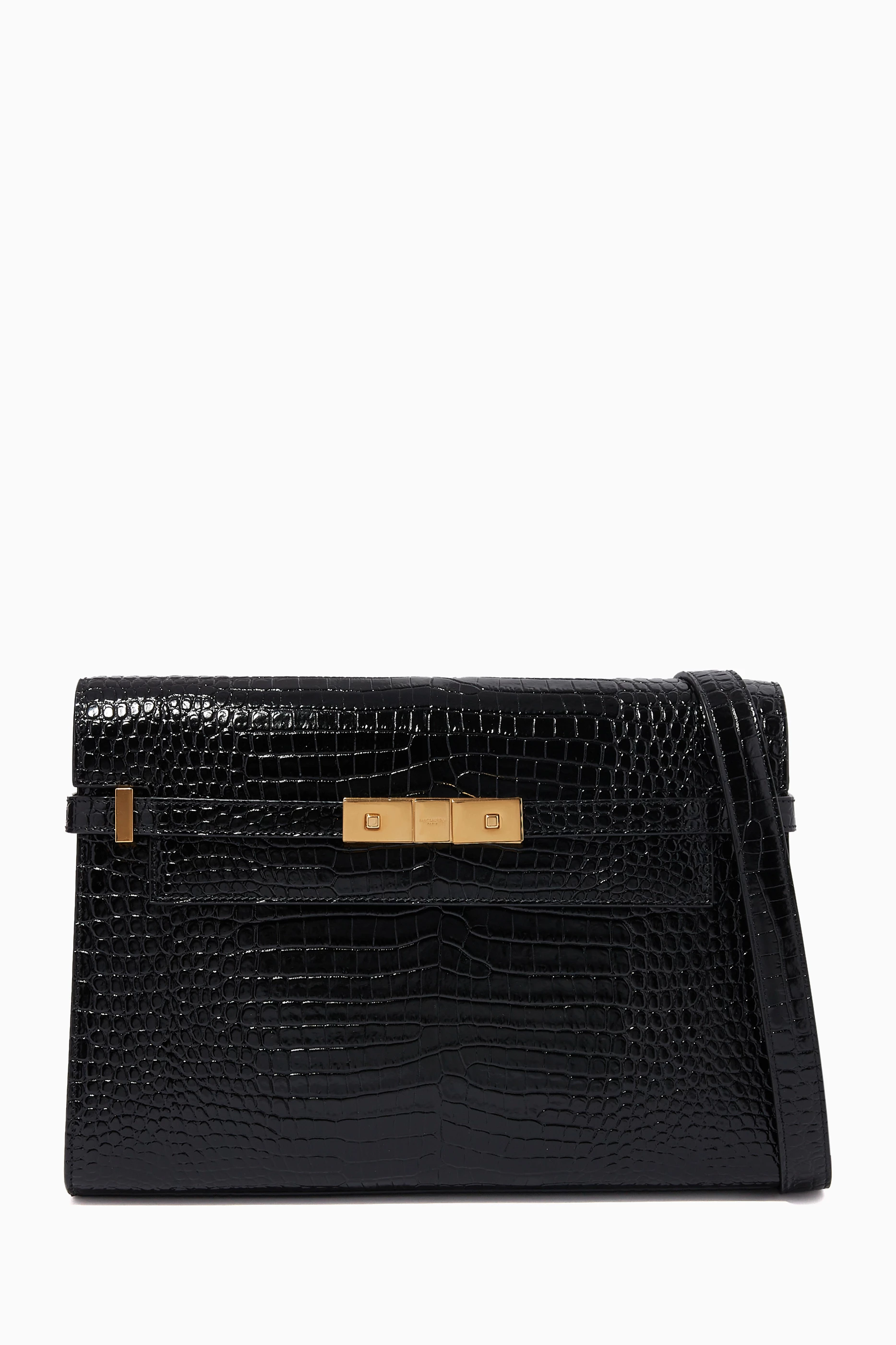 Ysl croc shoulder 2025 bag