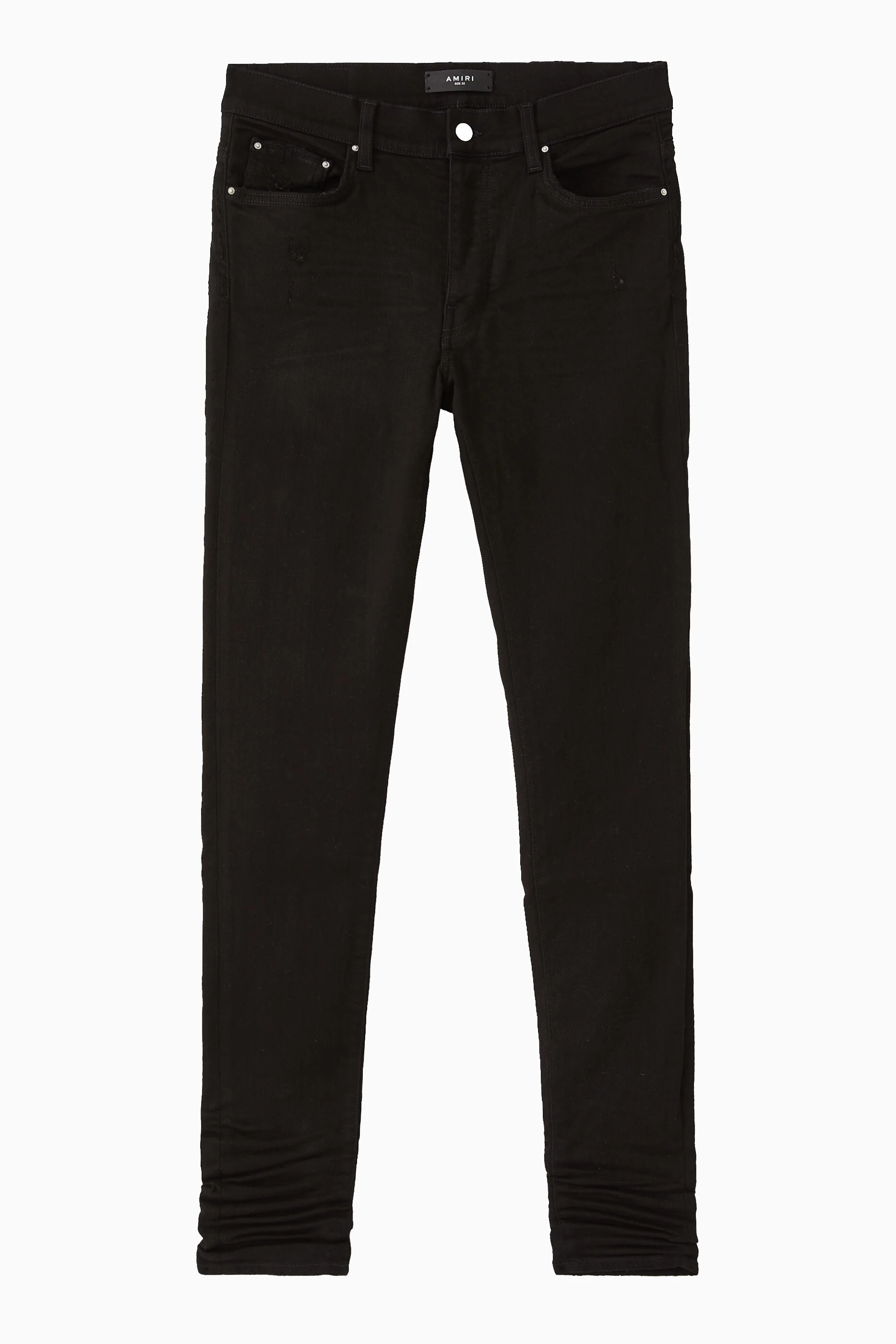Amiri black stack jeans clearance