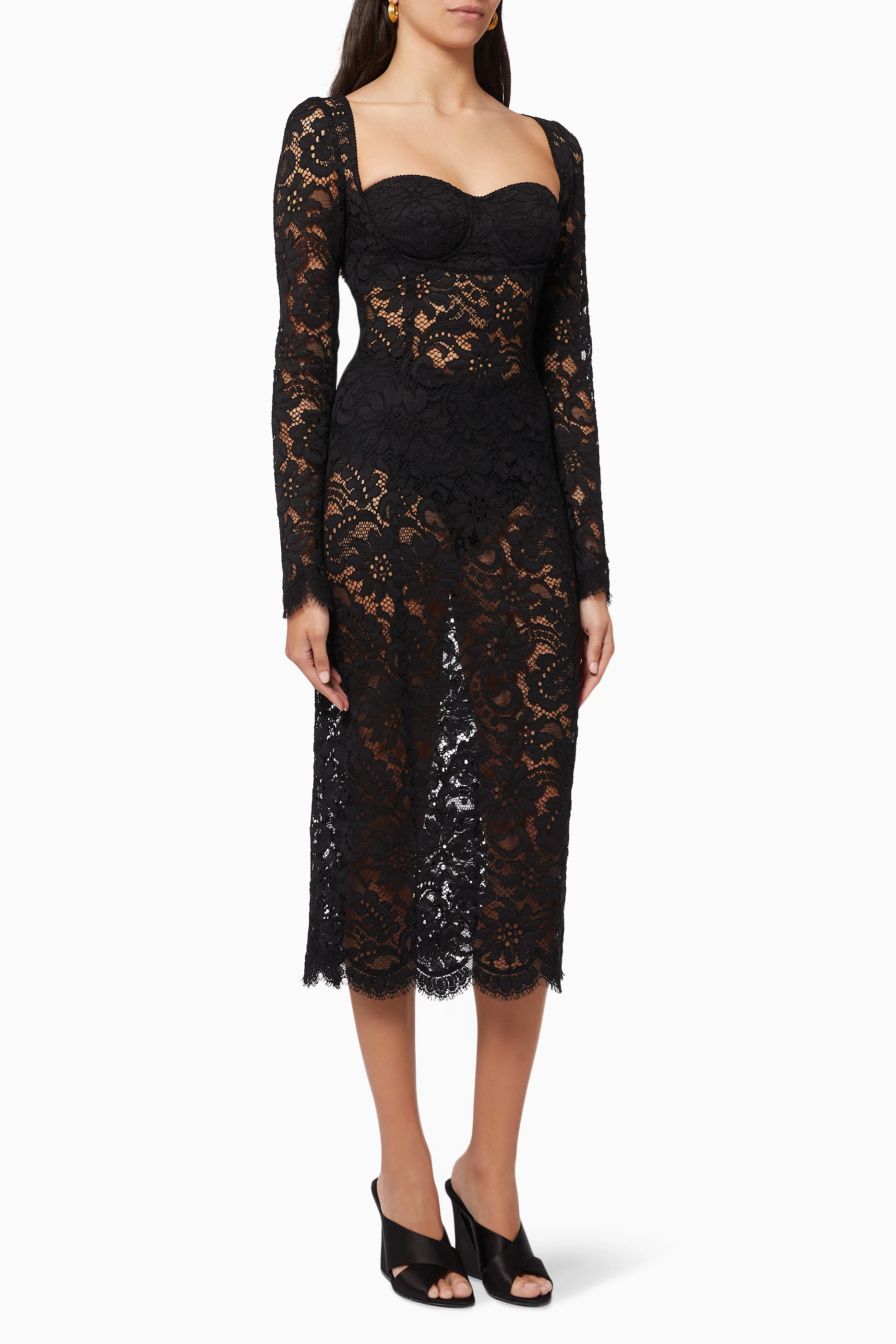 Dolce and gabbana lace dress cheap