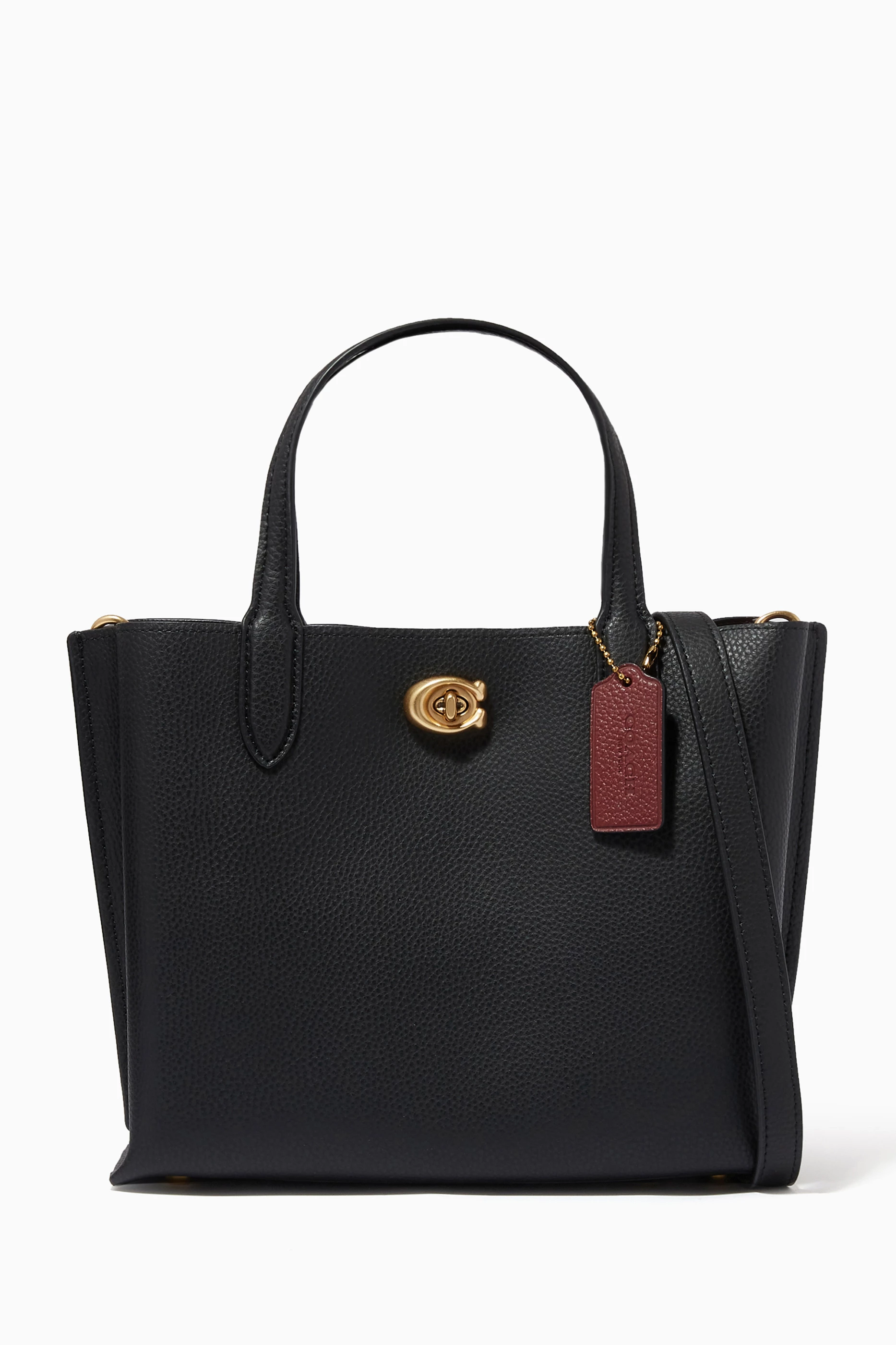 Coach leather hotsell tote bag