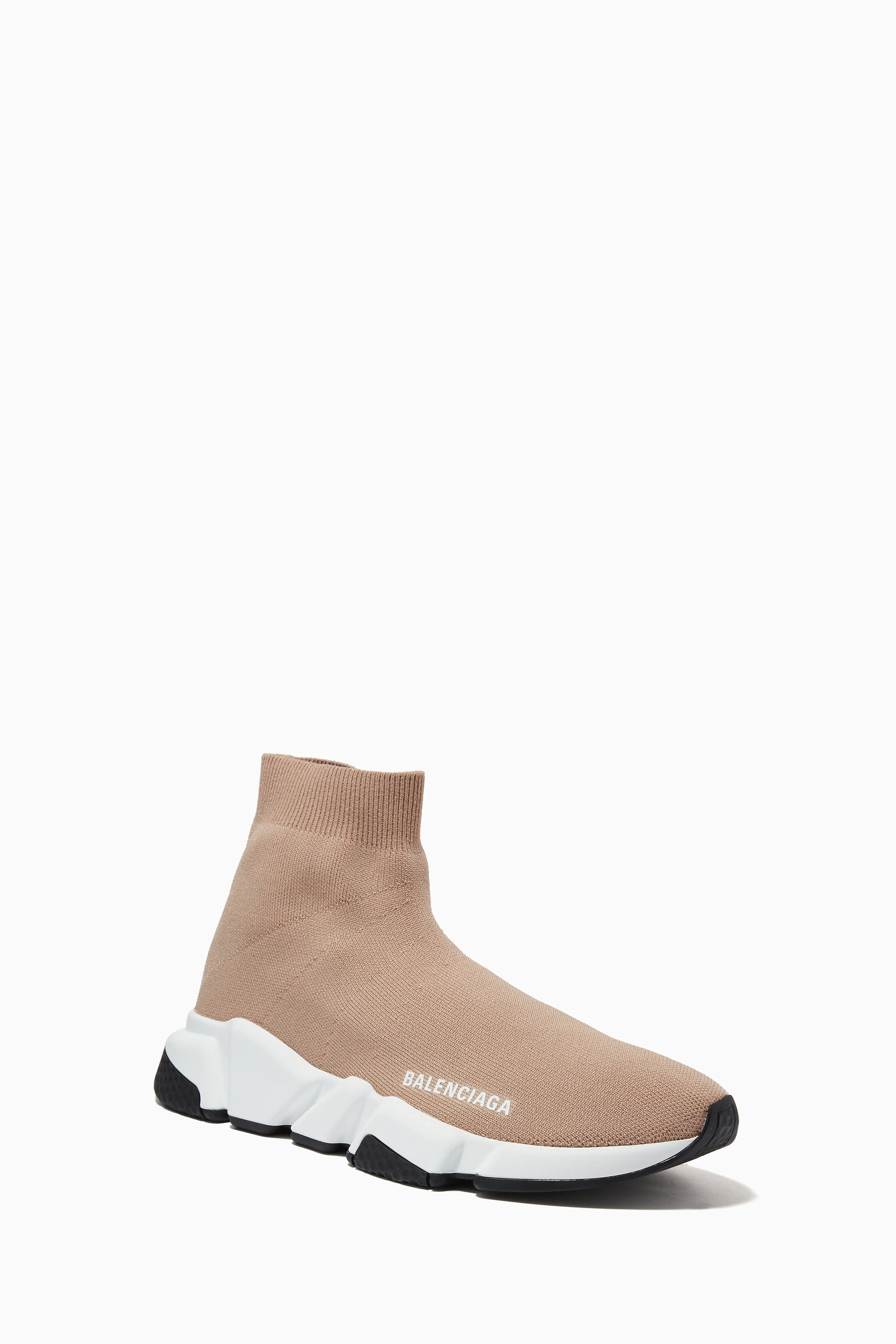 Balenciaga speed best sale trainer brown