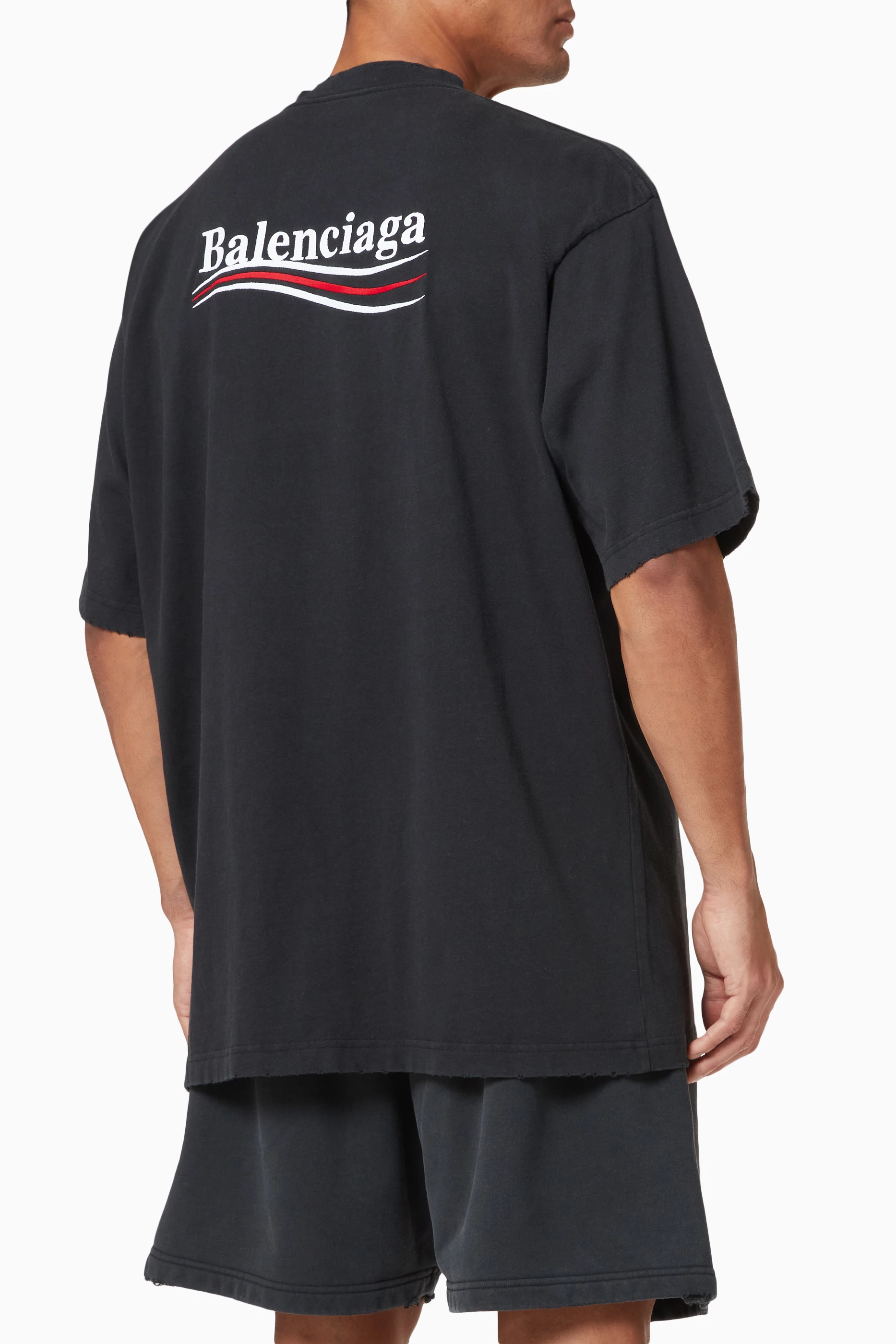Balenciaga campaign hot sale logo tee