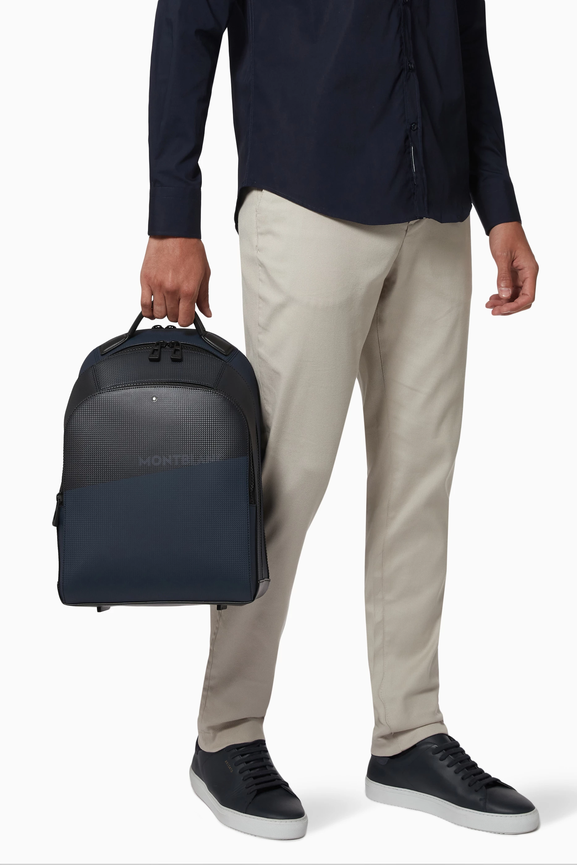 Buy Montblanc Blue Montblanc Extreme 2.0 Small Backpack in Leather