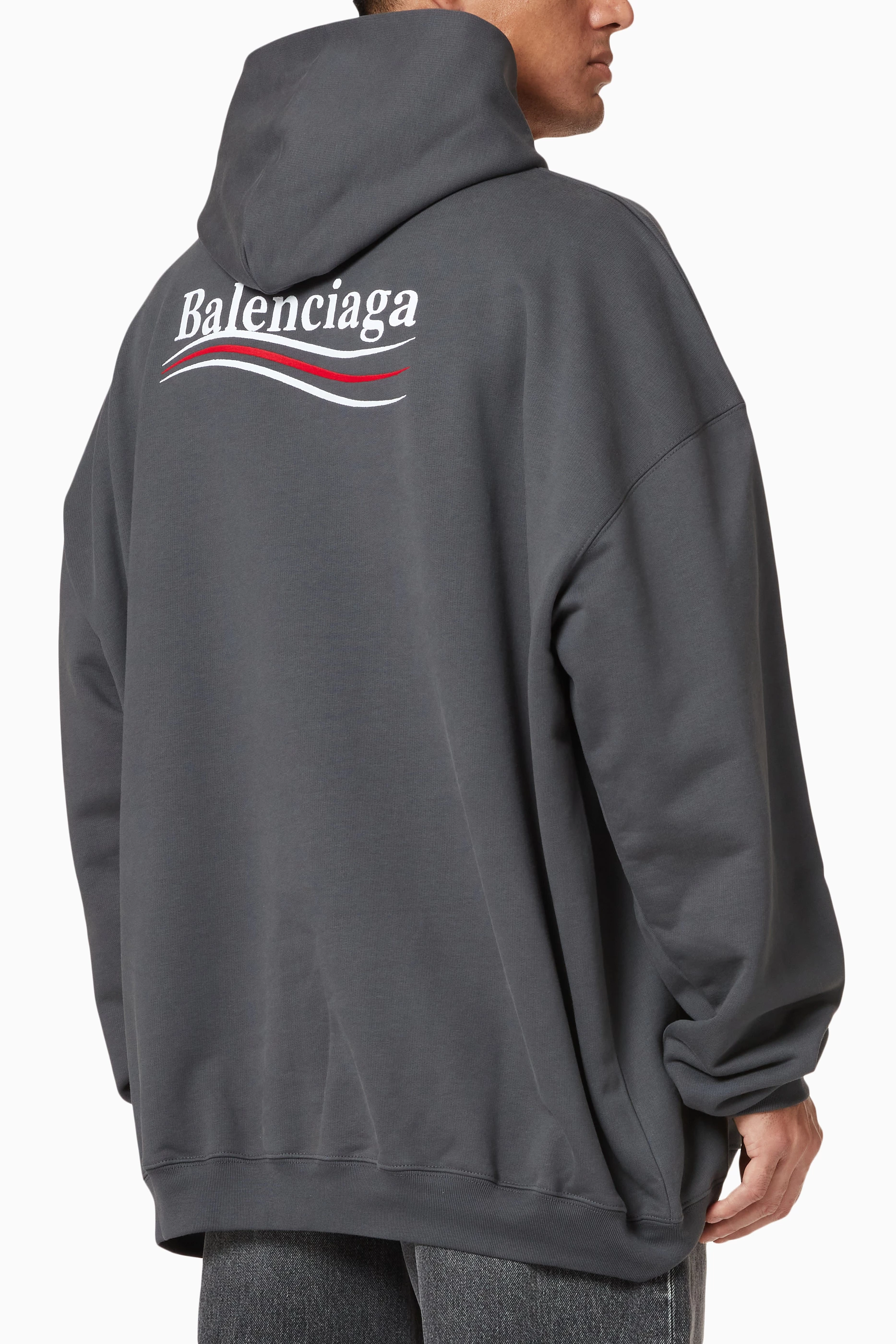 Balenciaga campaign shop hoodie grey