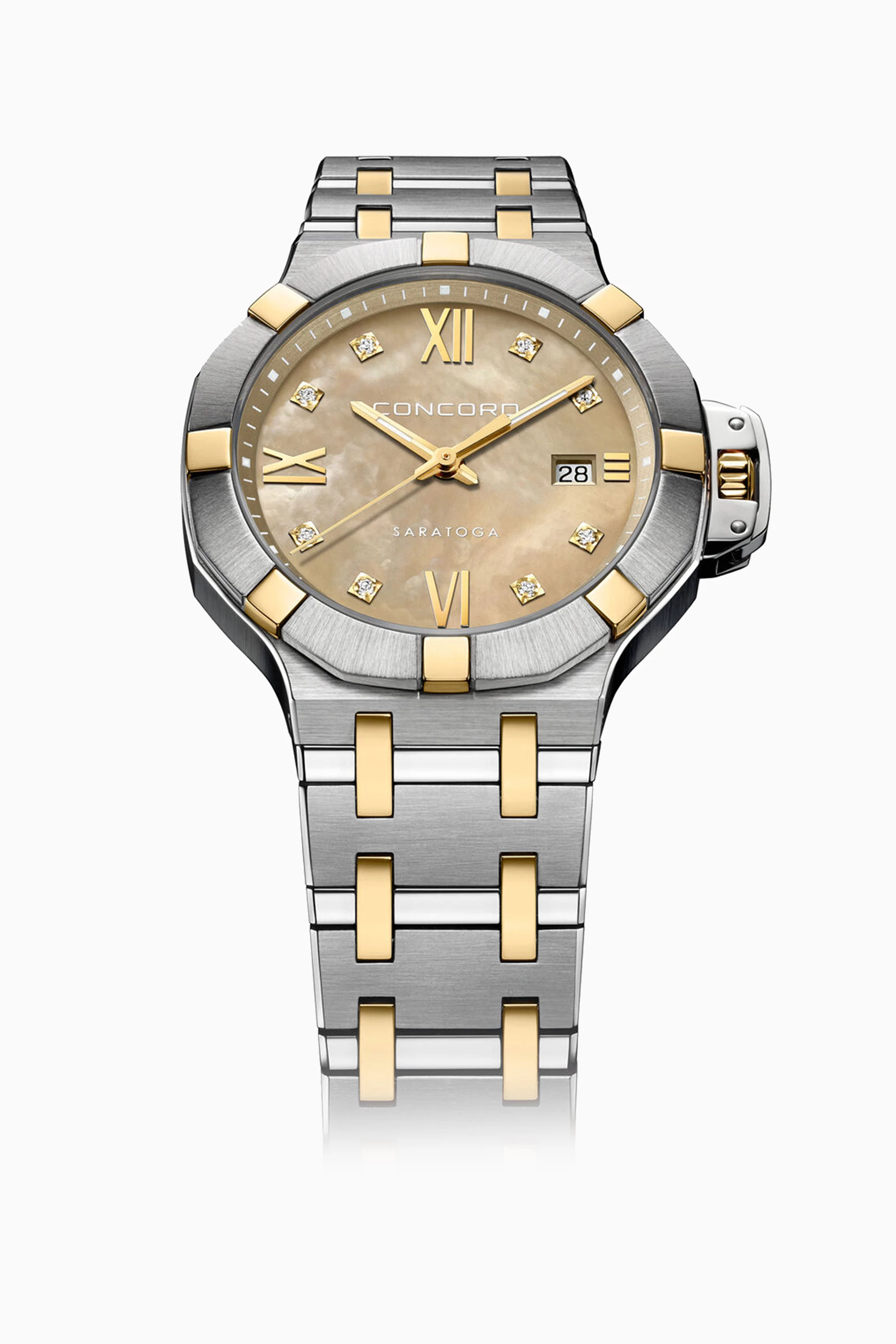 Buy Concord Neutral Saratoga Diamond Quartz Watch for Women in