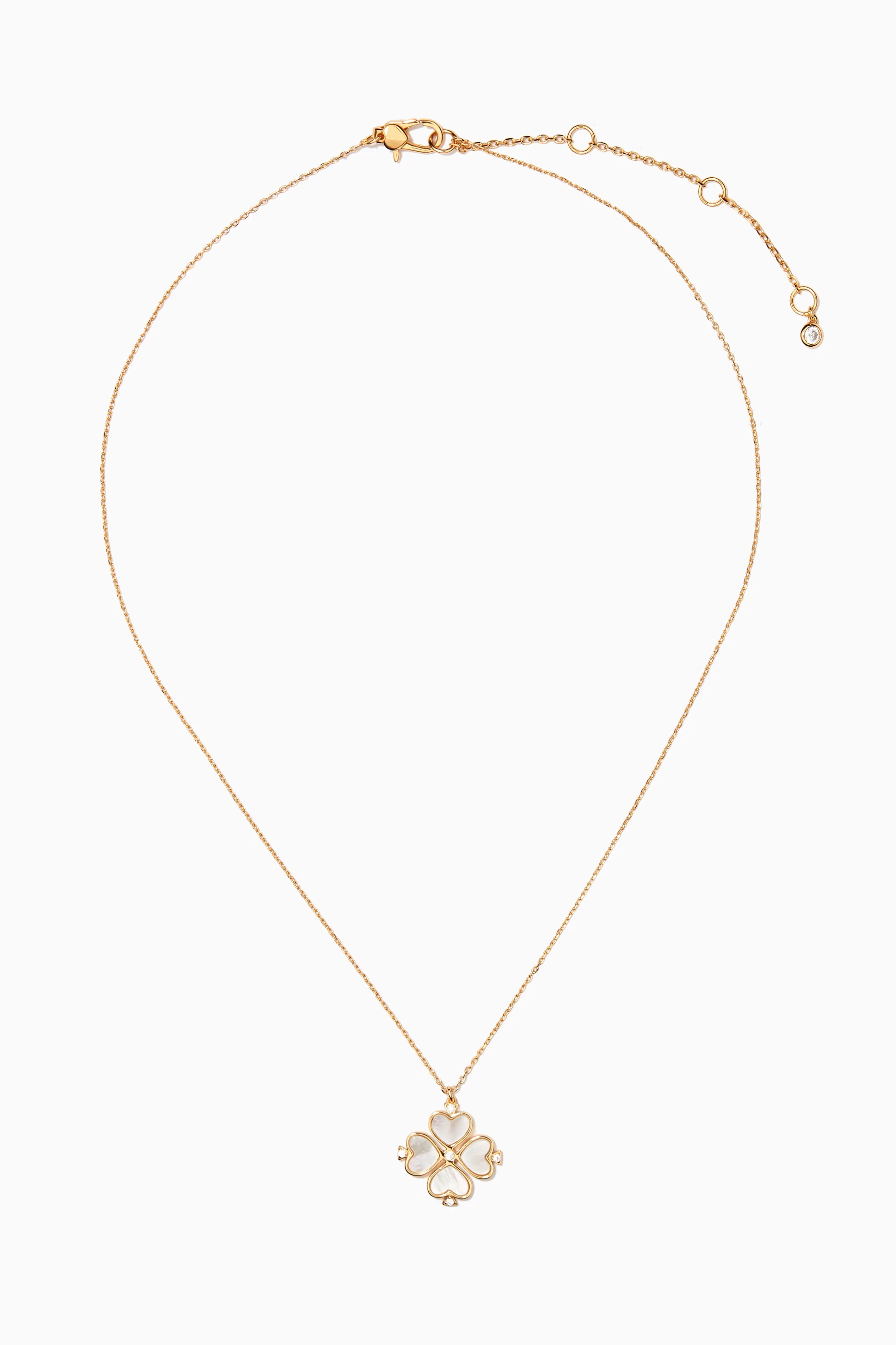 Kate spade clearance legacy logo necklace