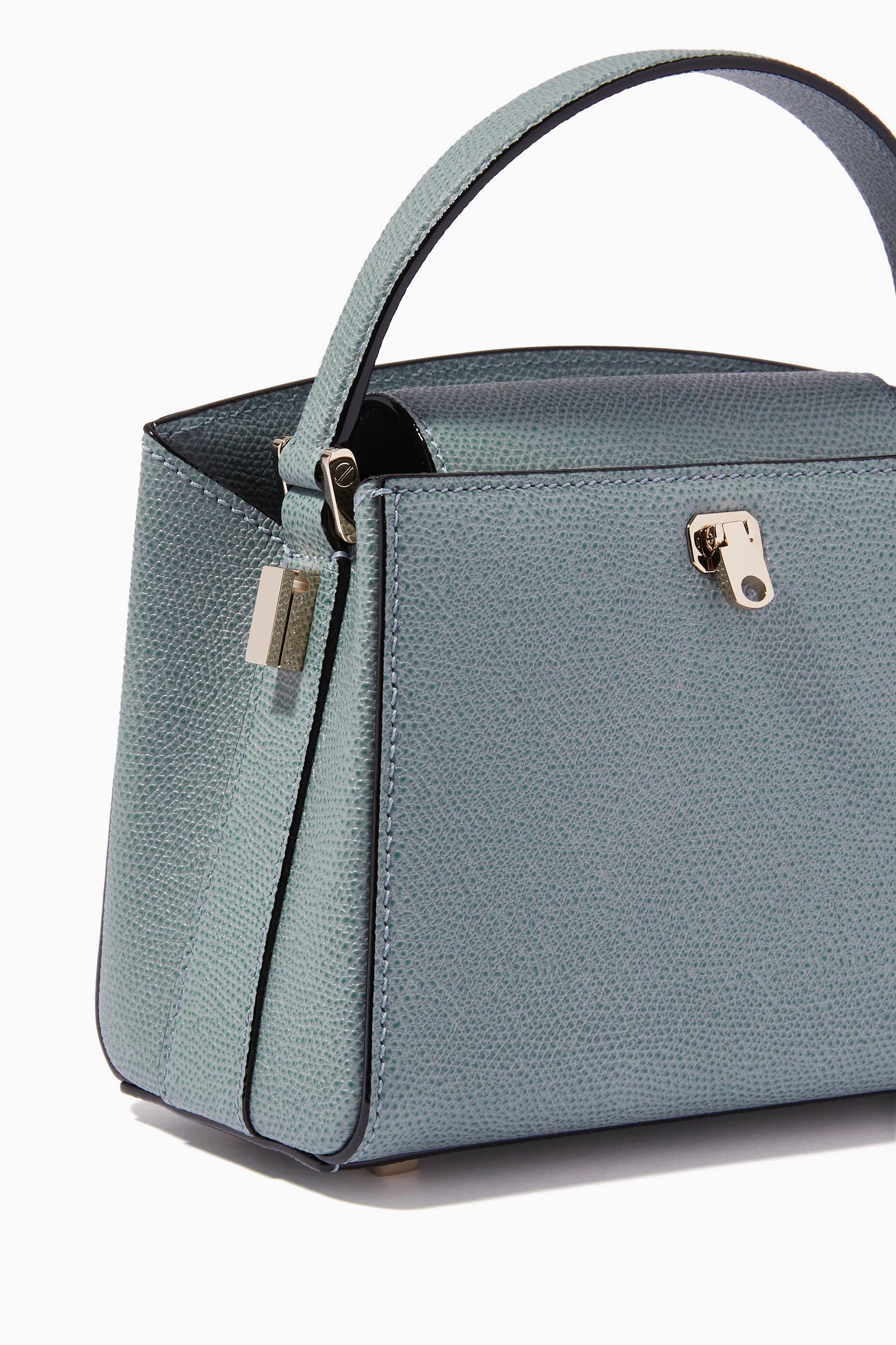 Valextra 'brera' Micro Bag Light Blue