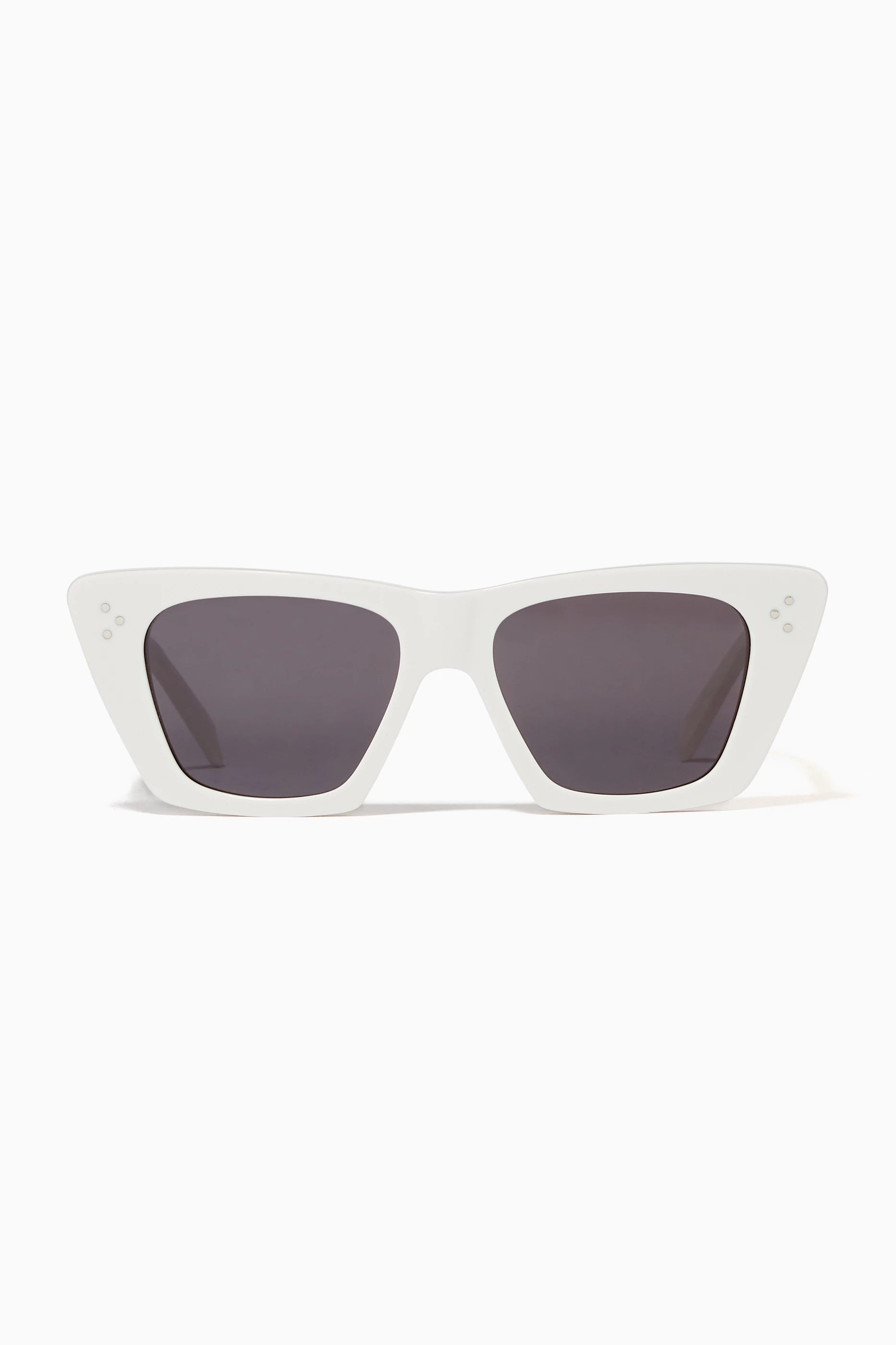 Black and white cat eye sunglasses hotsell