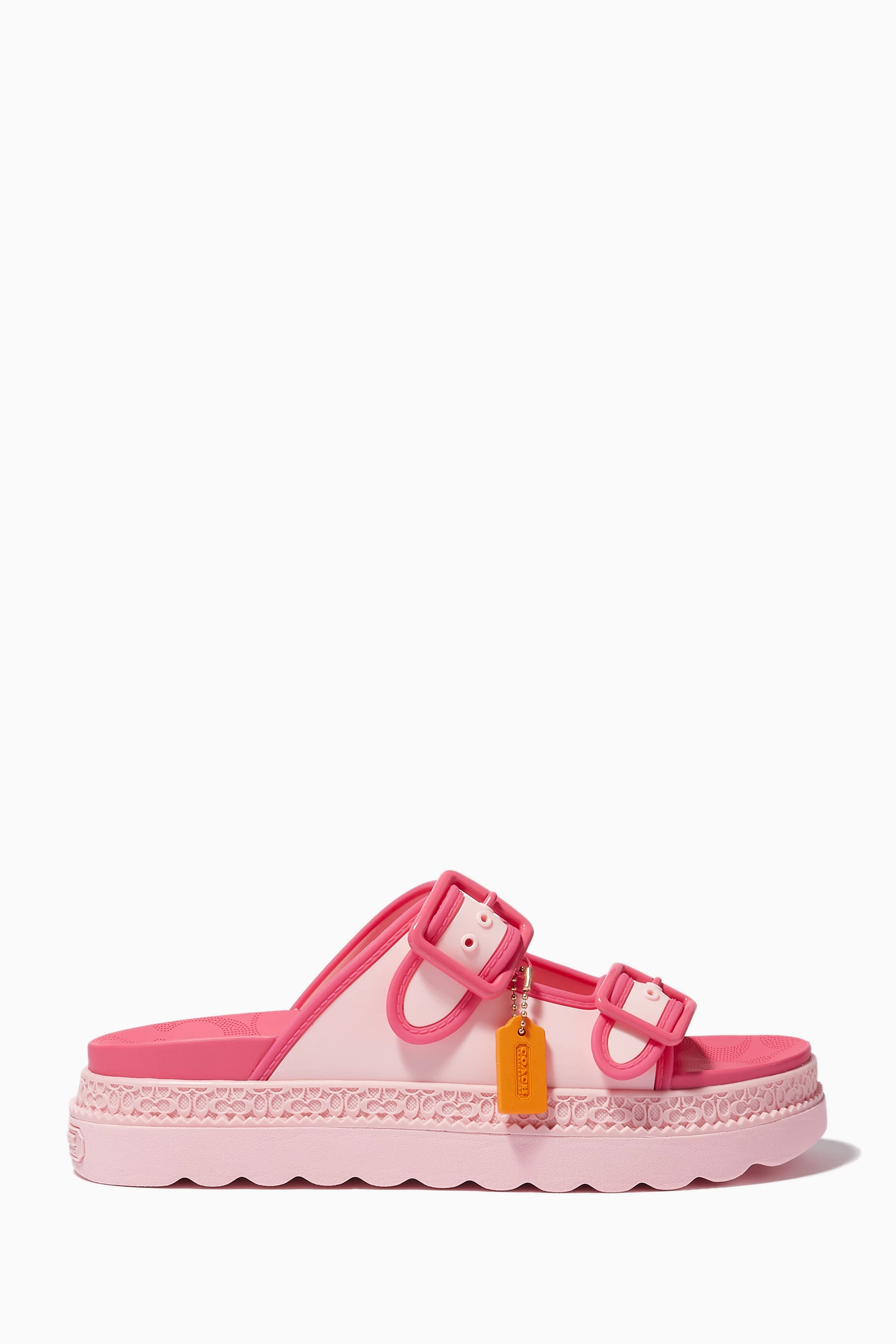 Coach pink clearance slippers