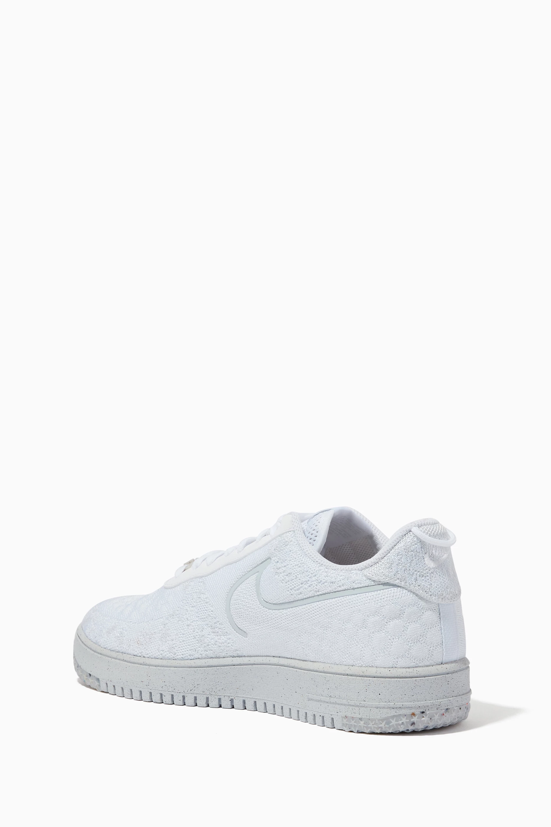 Buy Nike White Air Force 1 Crater Sneakers in Flyknit for Men in