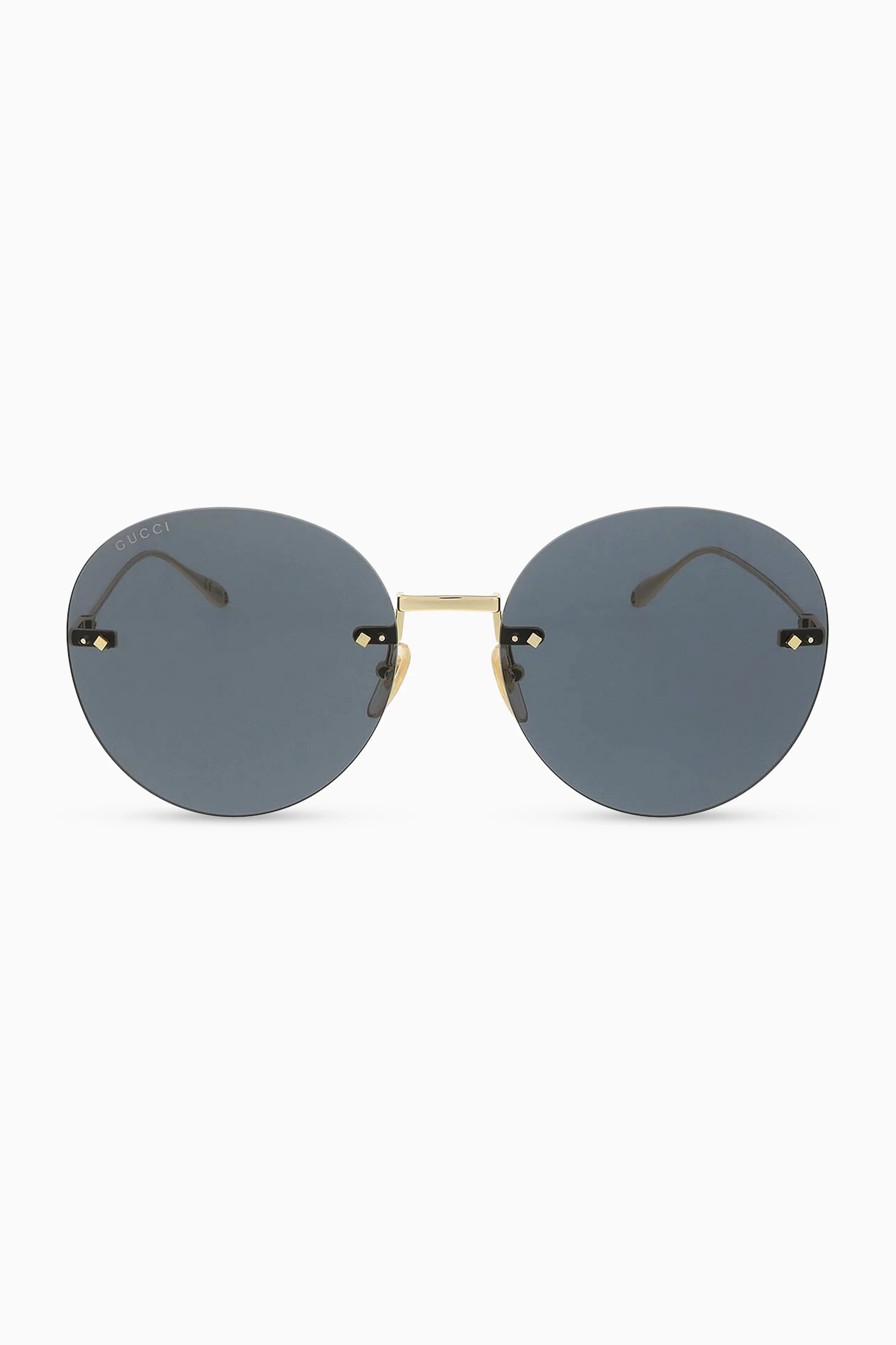 Gucci round rimless sunglasses 2025