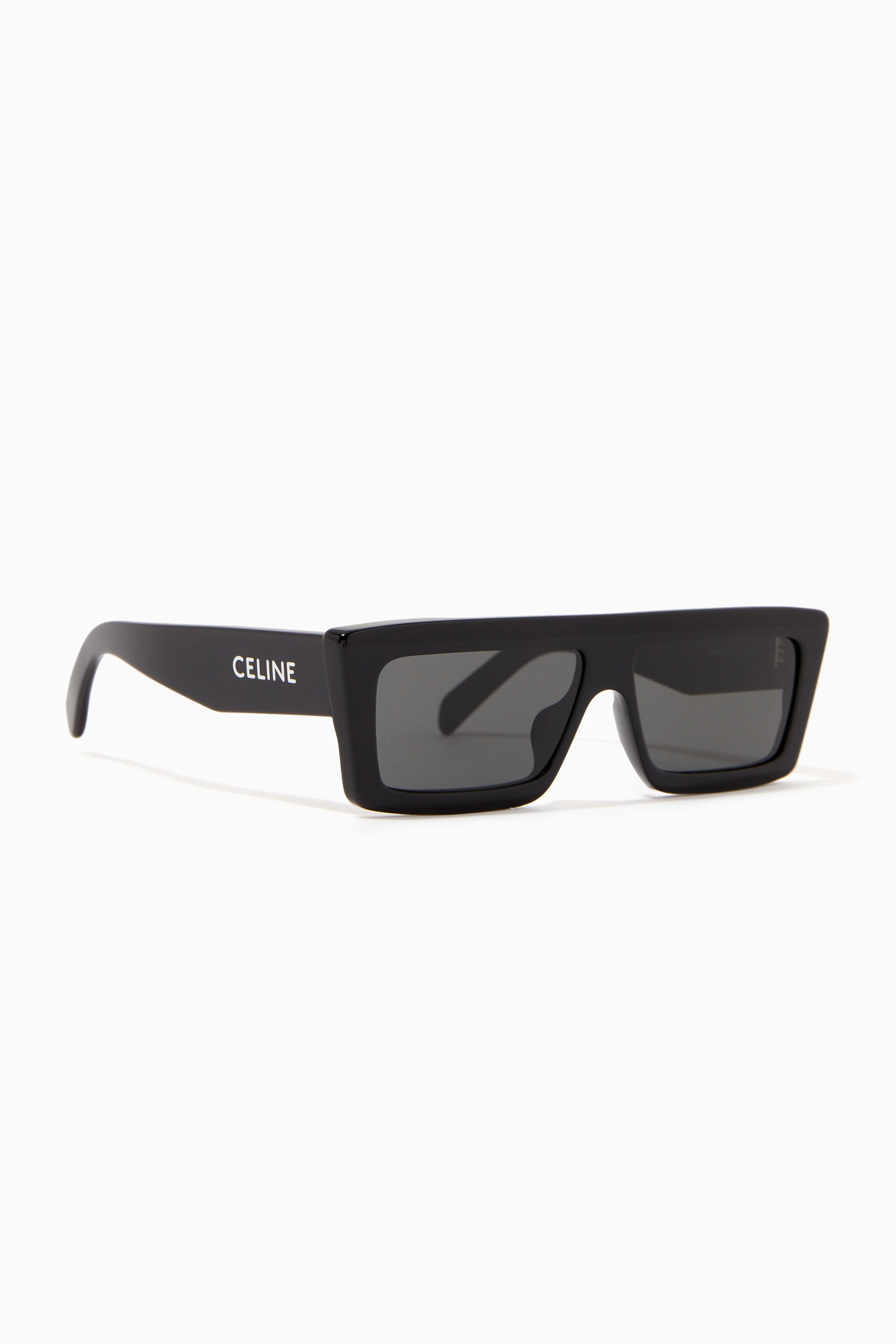 Buy Celine Black Flat Top Sunglasses in Acetate for UNISEX in