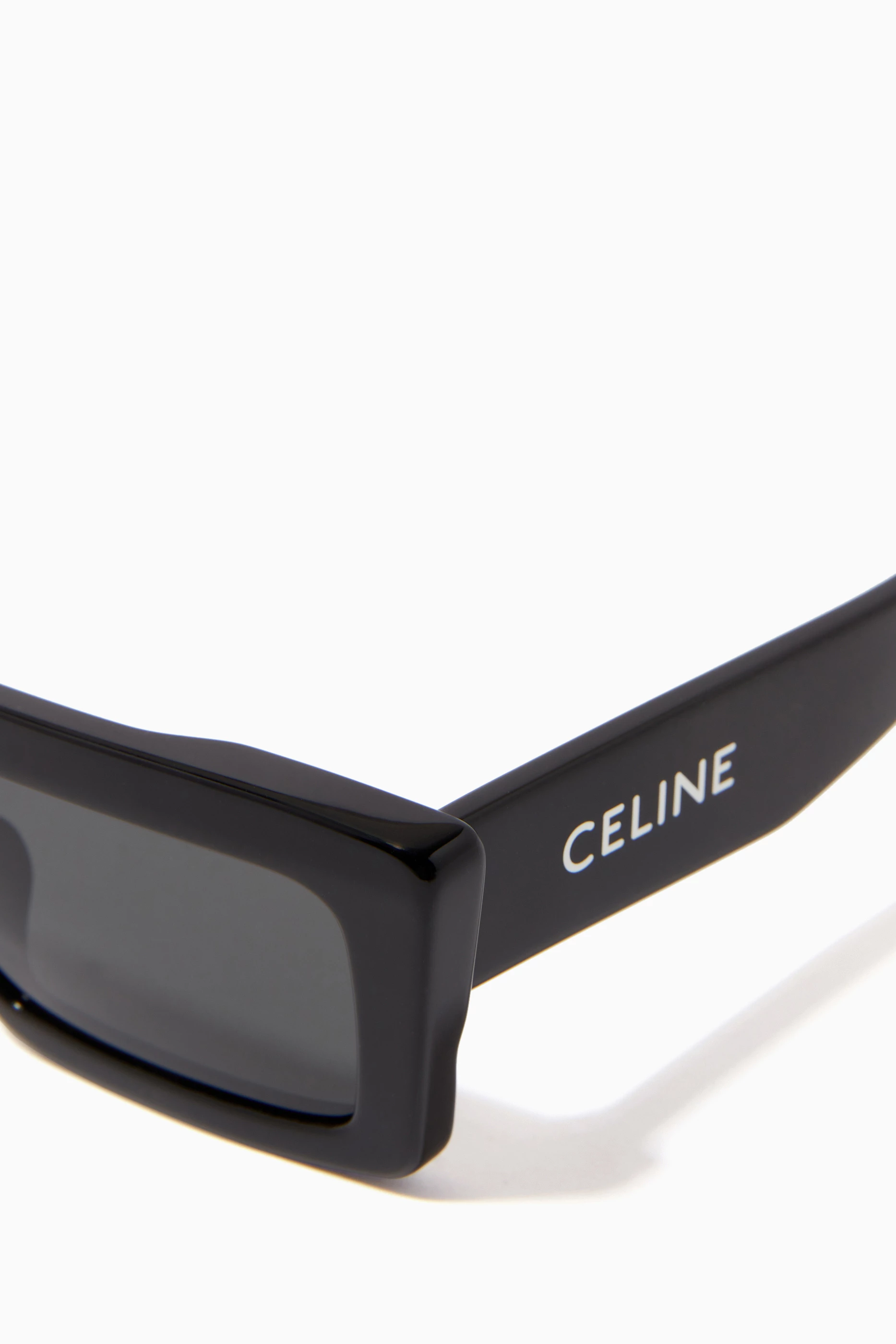 Buy Celine Black Flat Top Sunglasses in Acetate for UNISEX in