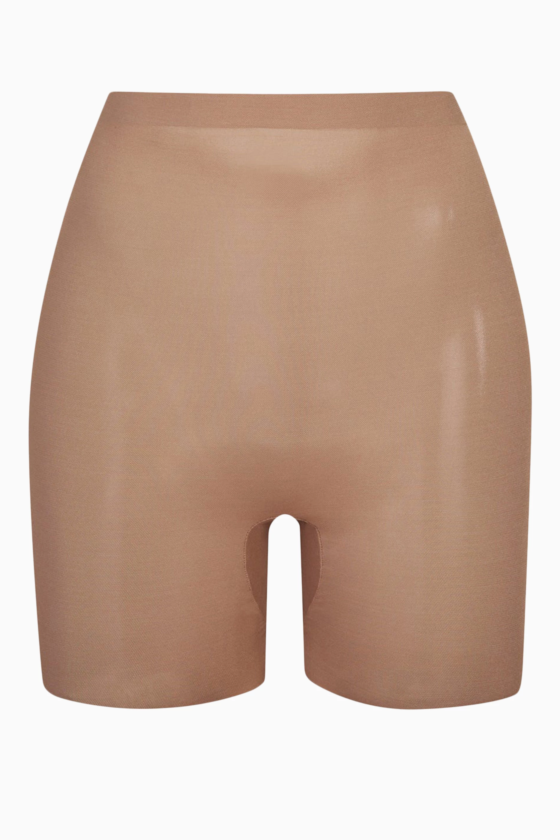 Buy Brown Barely There Shapewear Low Back Short for WOMEN Arabia