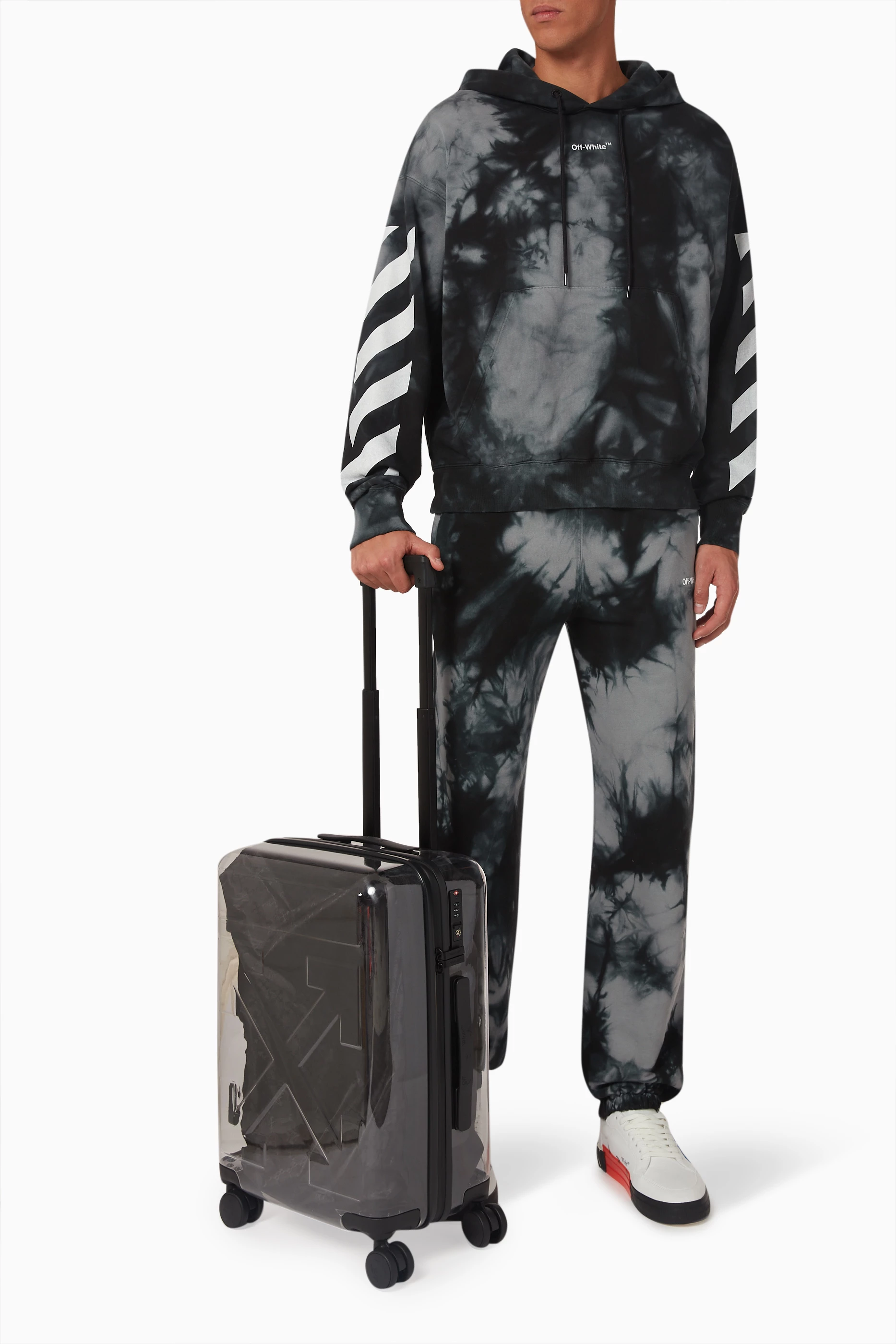 Off white cabin top bag