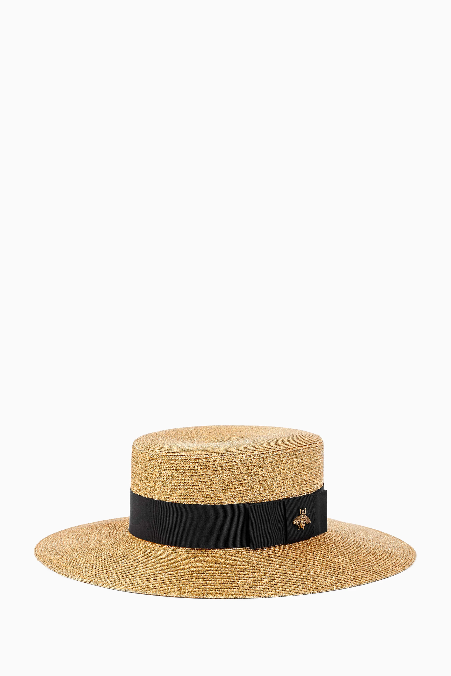 Straw hat gucci 2025