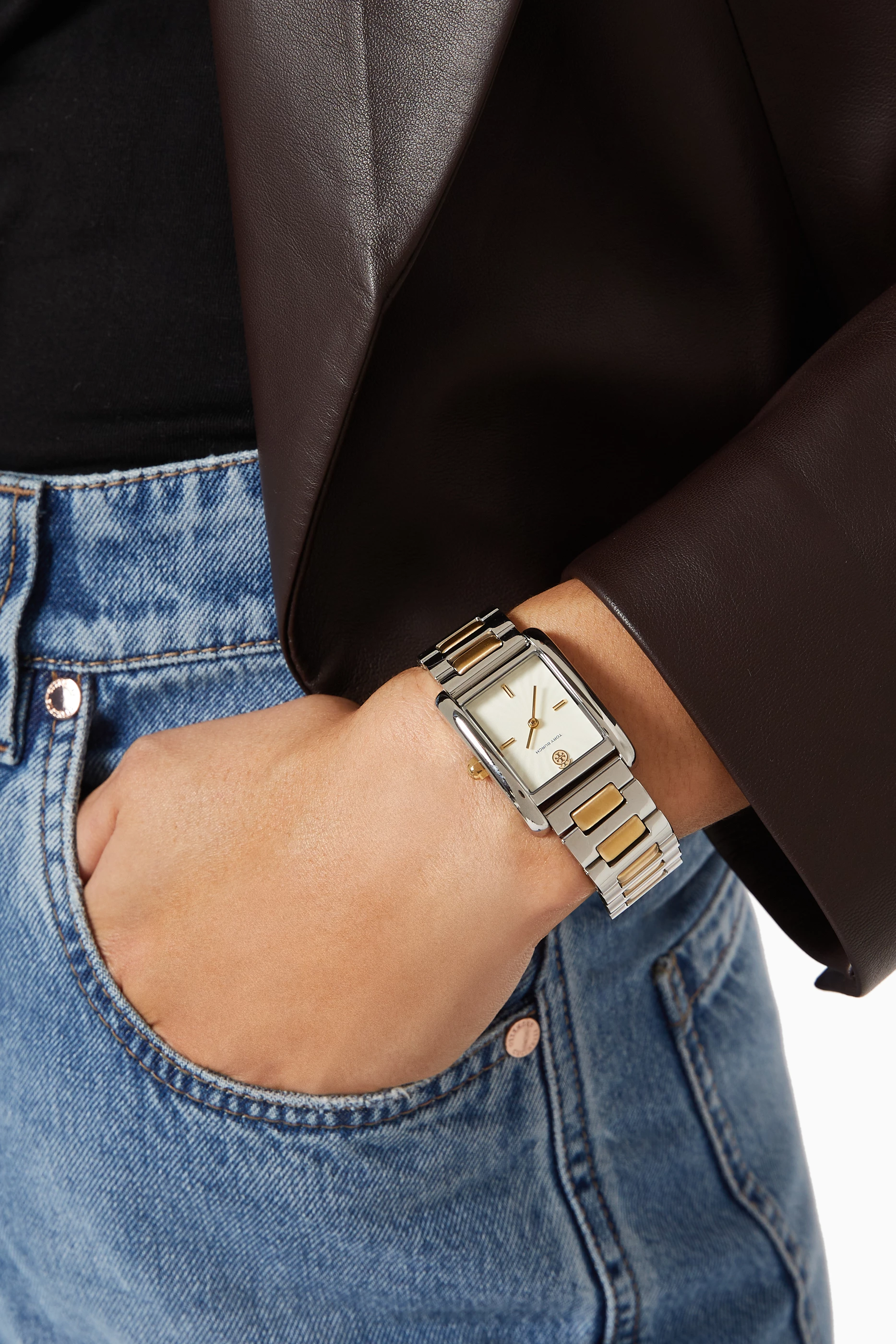 Tory burch deals uhr gold