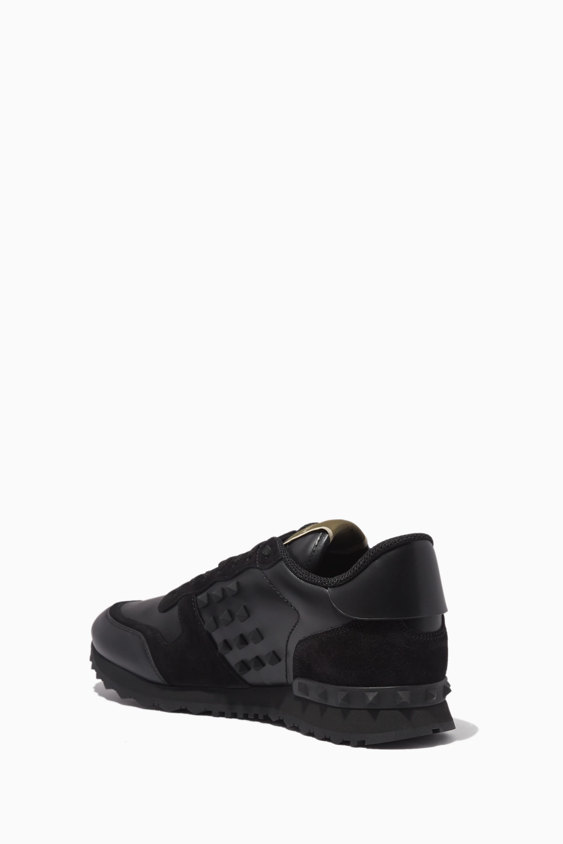 Buy Valentino Garavani Black Valentino Garavani Rockstud Sneakers