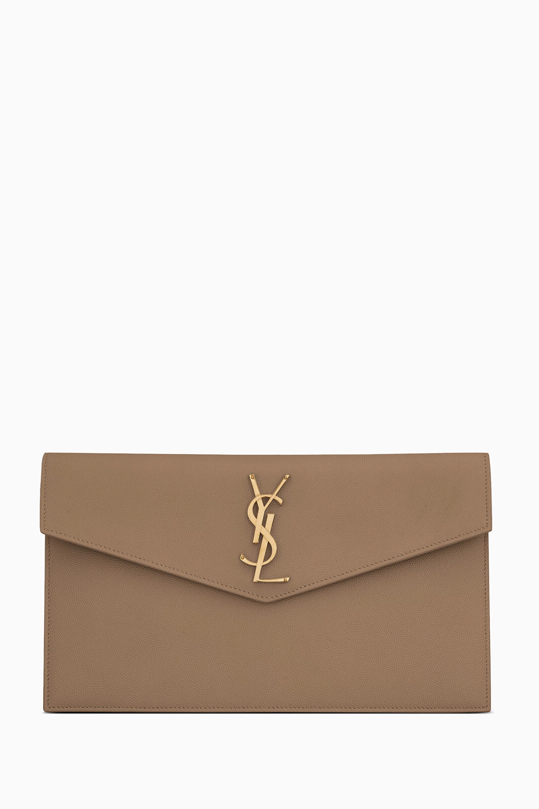 Saint laurent uptown leather pouch online