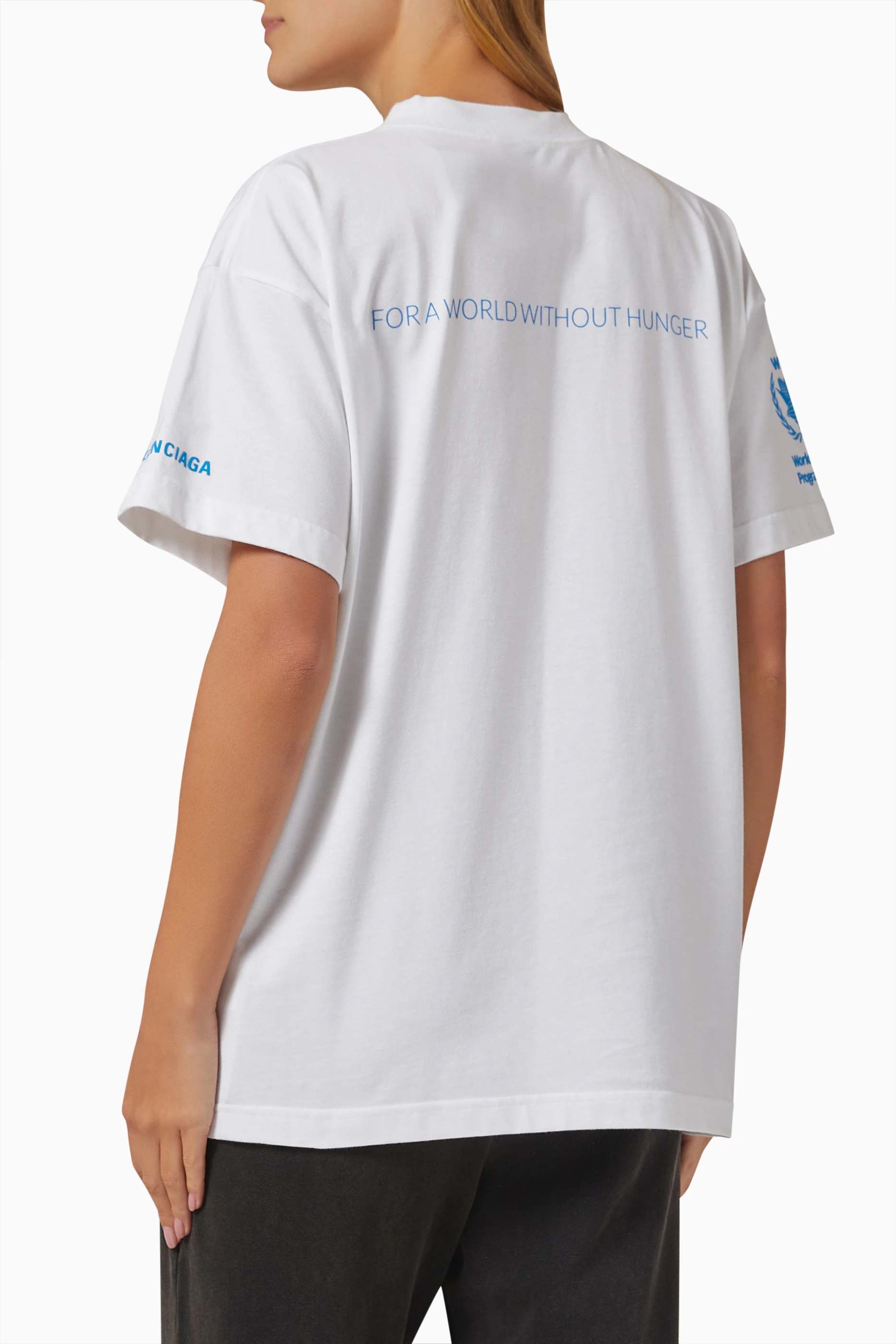 WFP Tシャツ Medium Fit ホワイト＆ブルー ビンテージ ジャージー-