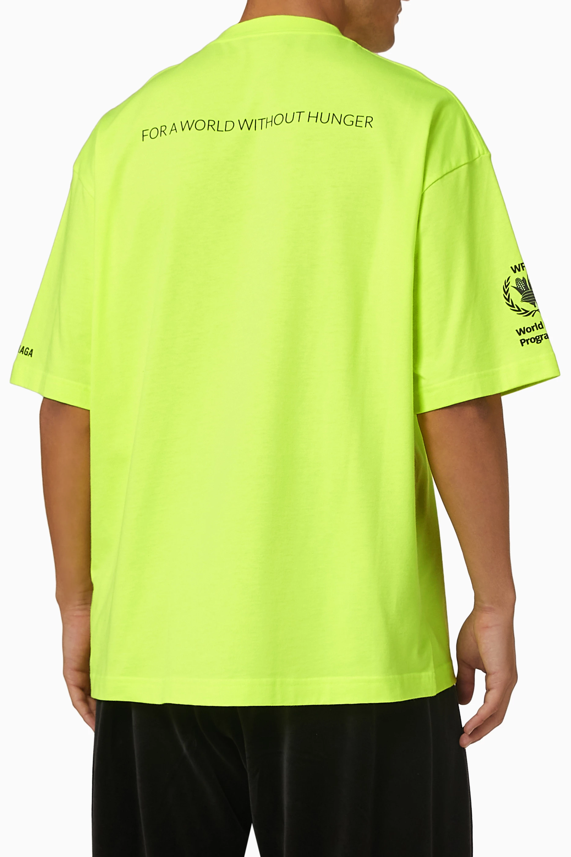 Balenciaga yellow t best sale shirt