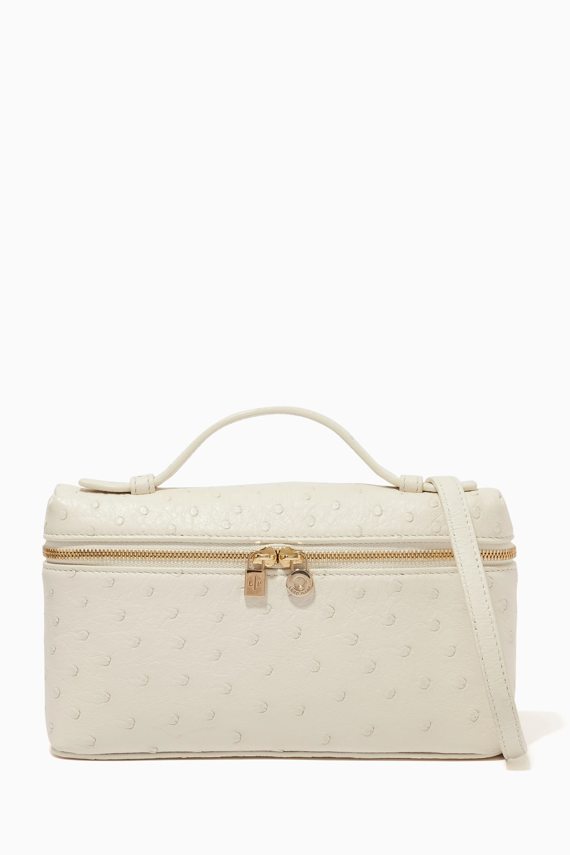 Buy Loro Piana White Extra Pocket L19 Clutch in Calfskin Leather for WOMEN  in Saudi | Ounass