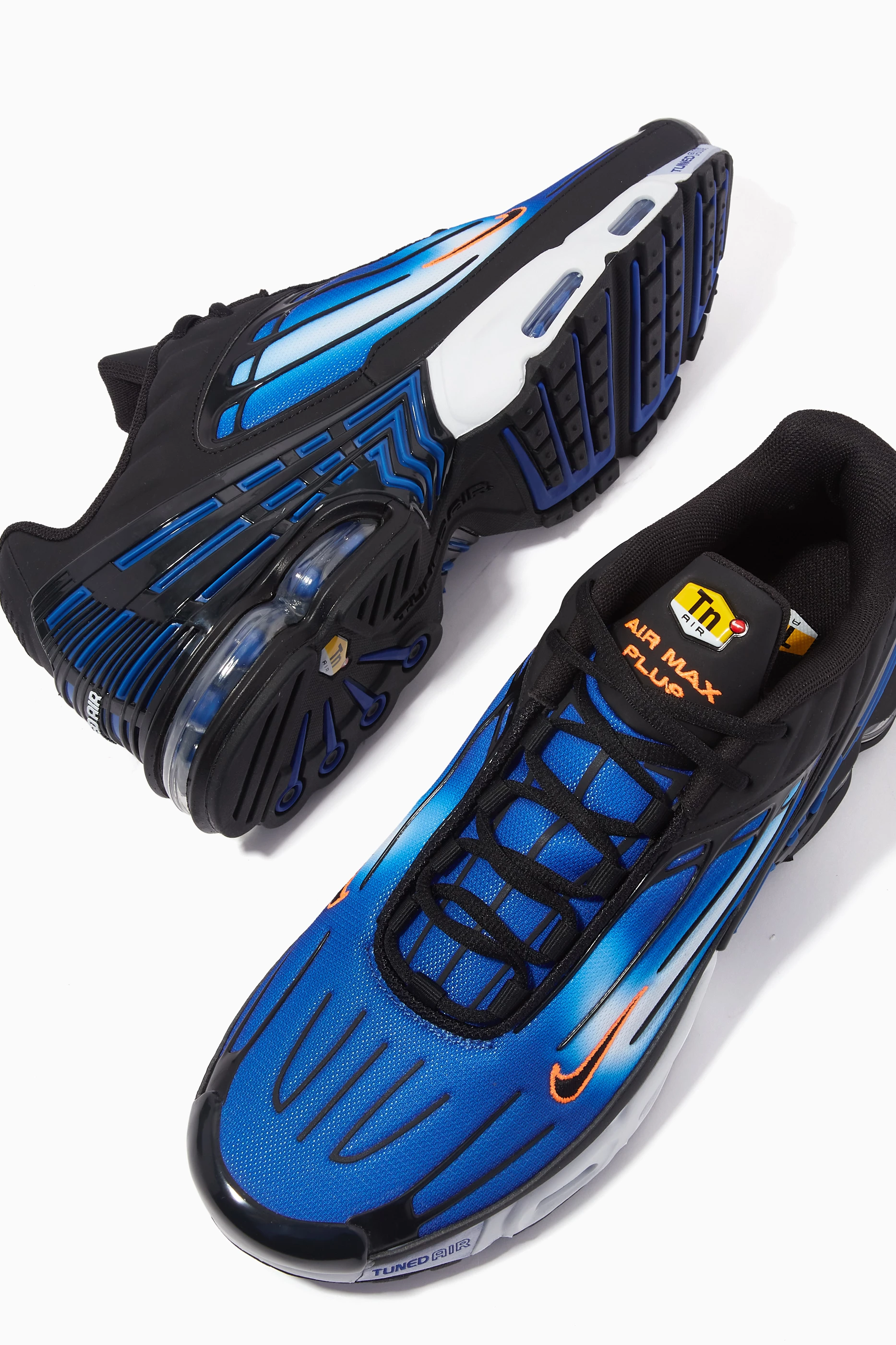 Buy Nike Blue Air Max Plus III Sneakers in Mesh for Men in Saudi