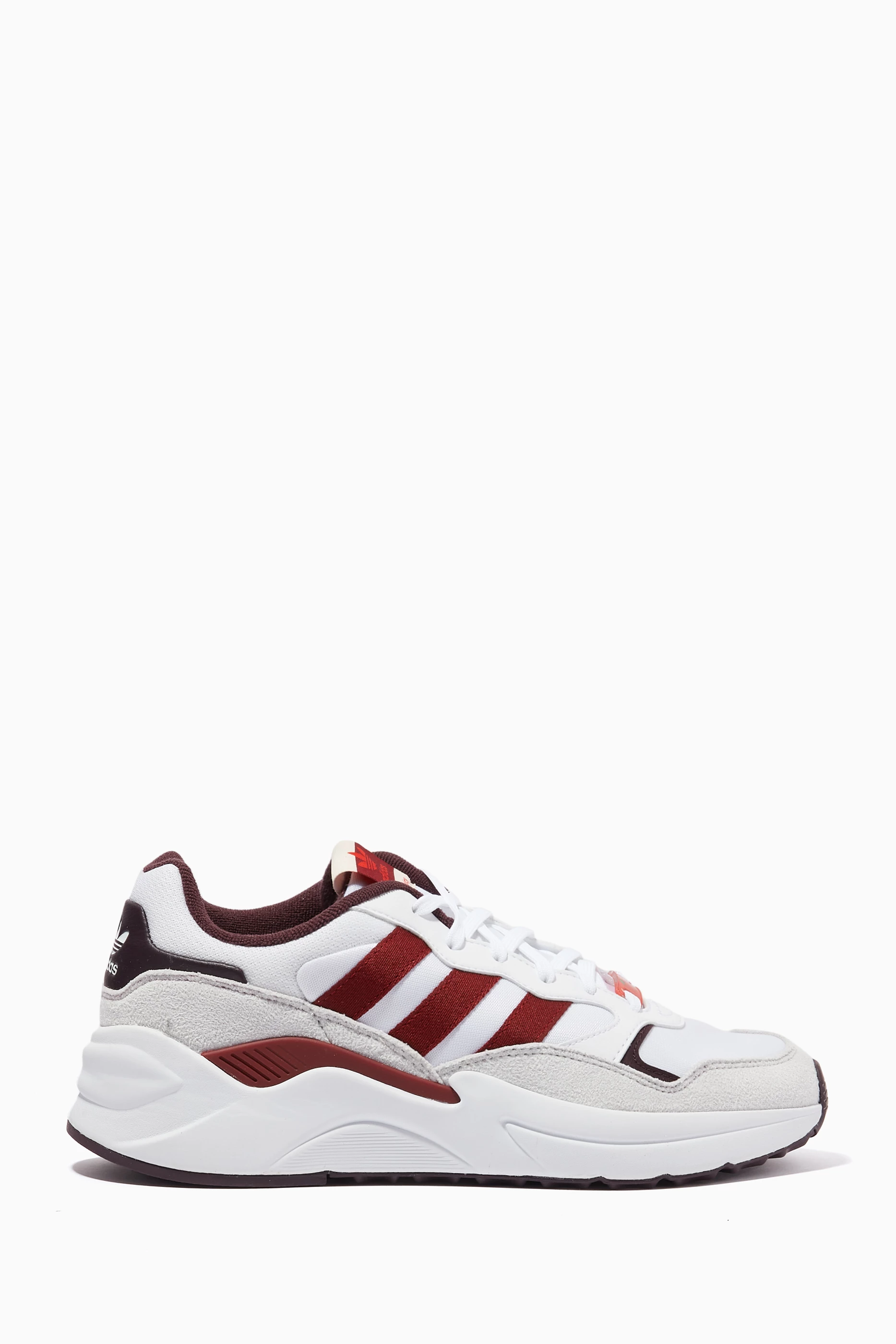 Buy adidas Burgundy Retropy Adisuper Vegan Low top Sneakers in