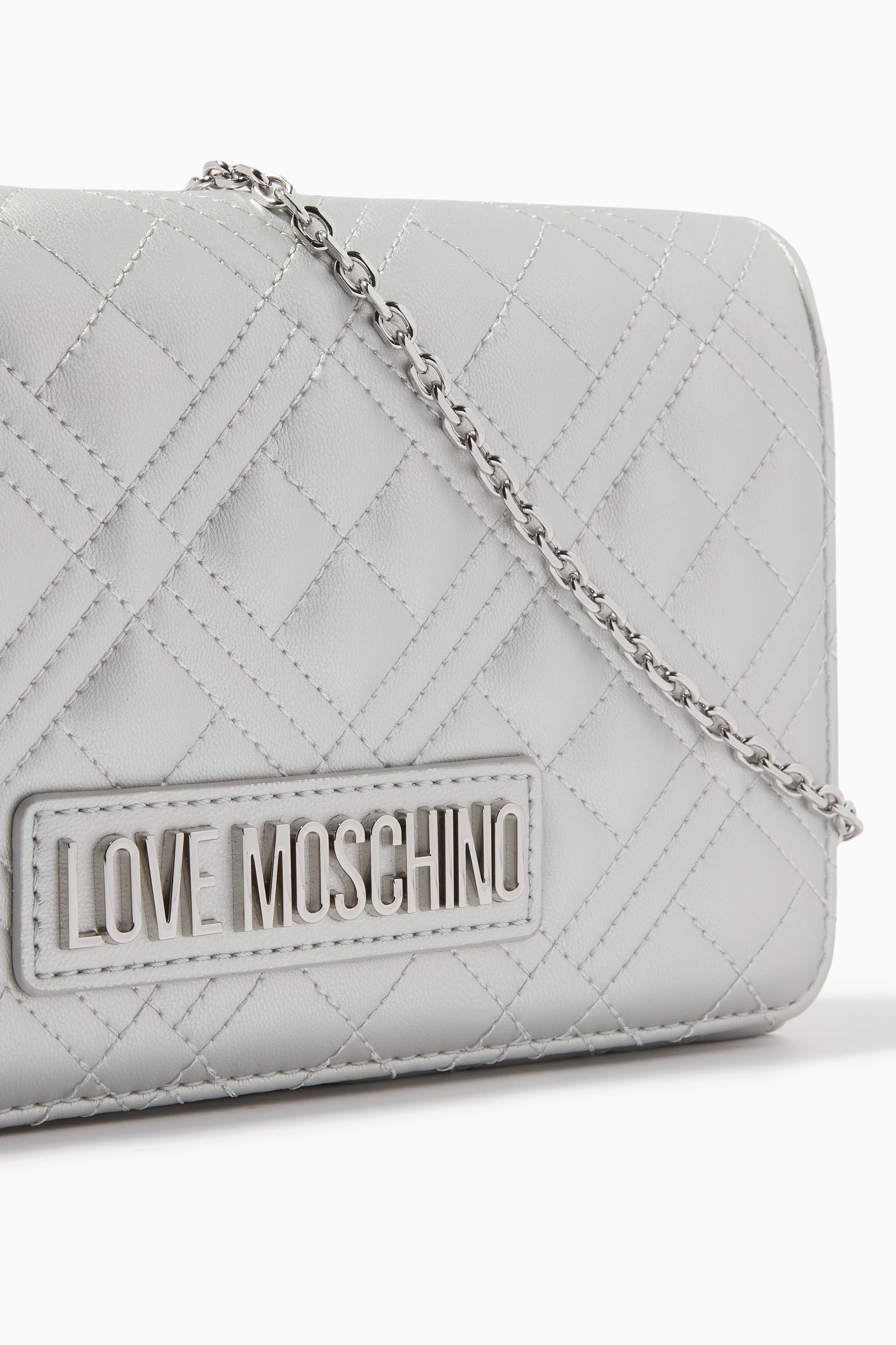 Love moschino quilted sling bag hot sale