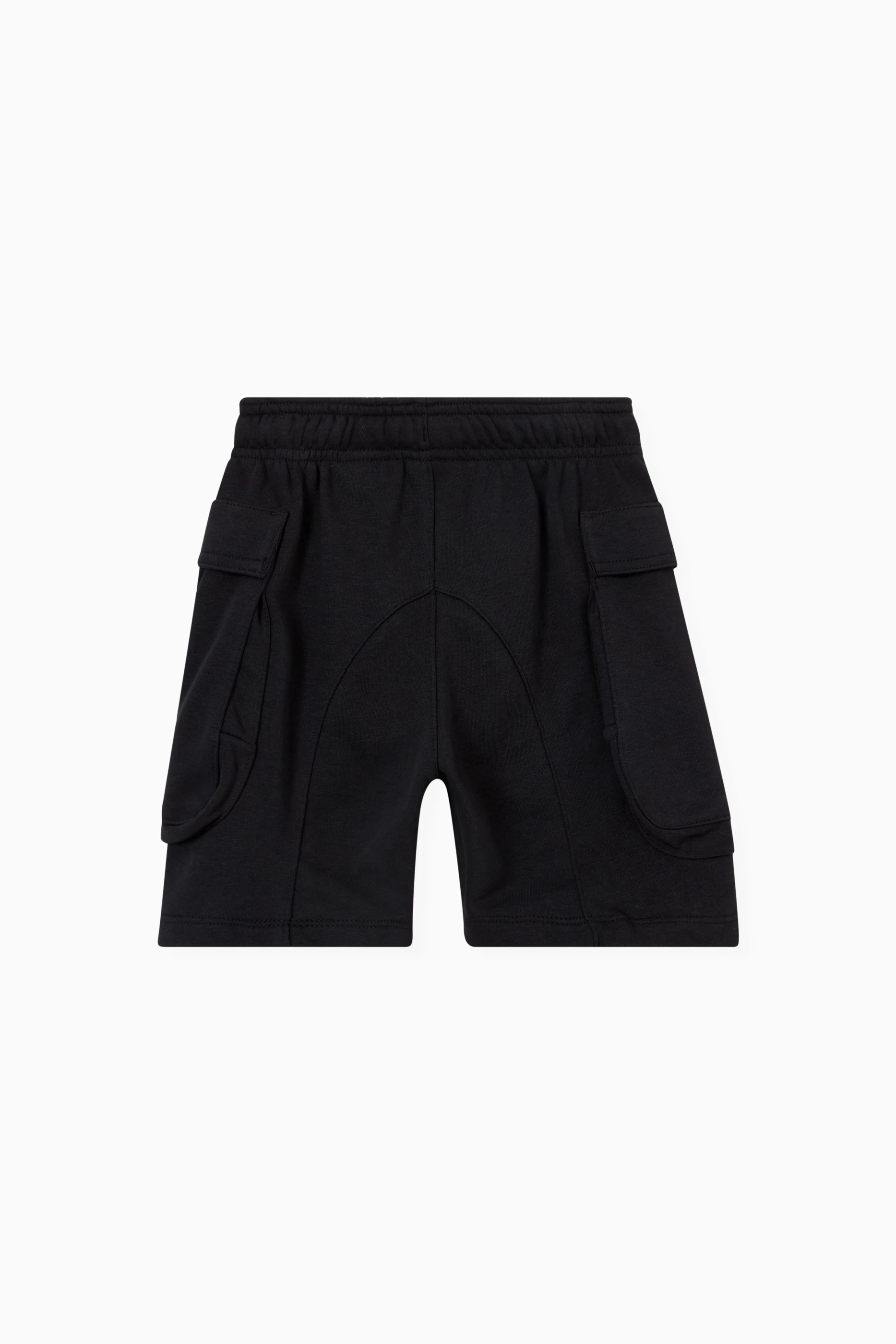 Buy Nike Black Cargo Shorts in Cotton Blend for Boys in Saudi Ounass