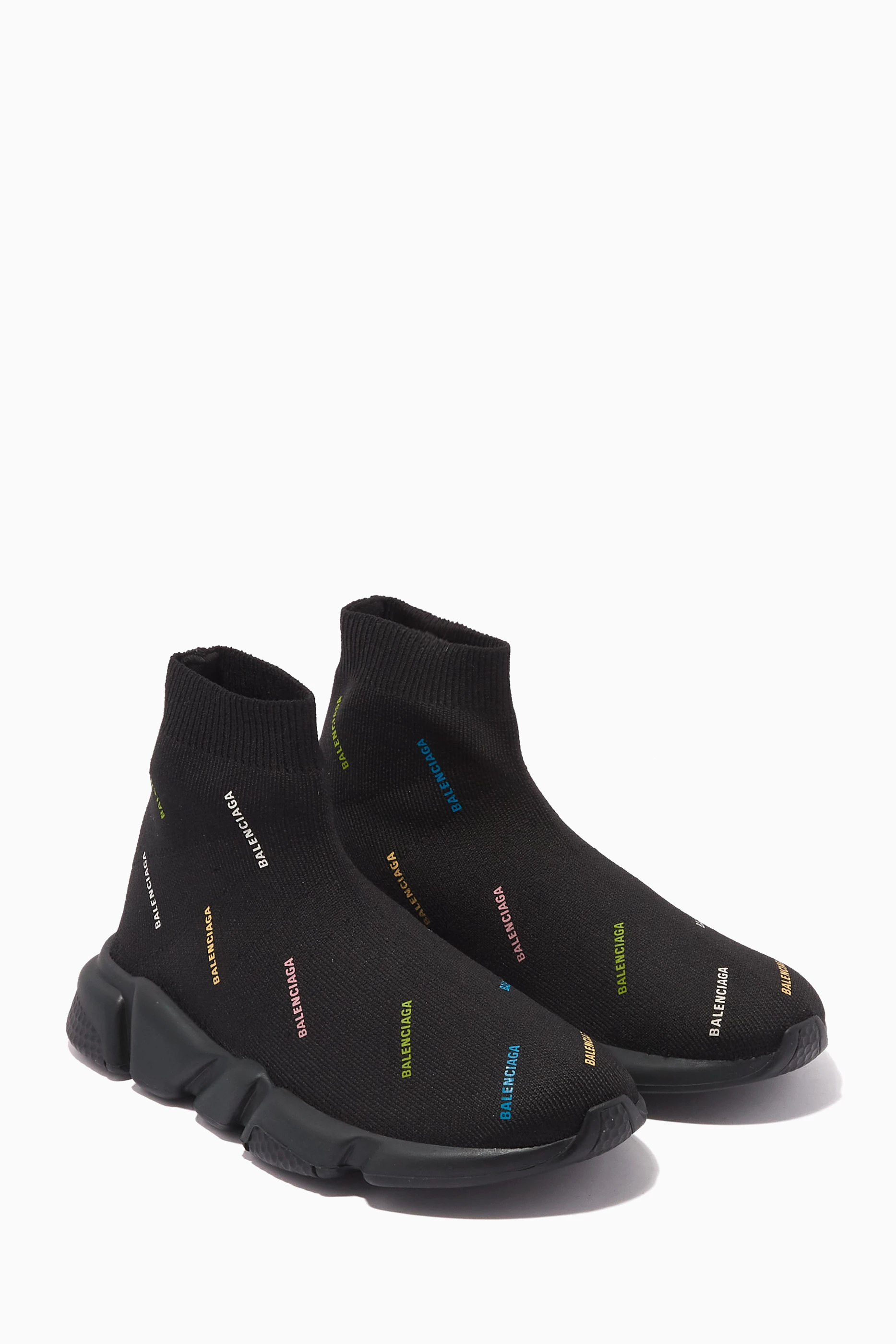 Balenciaga speed shop trainer logo print