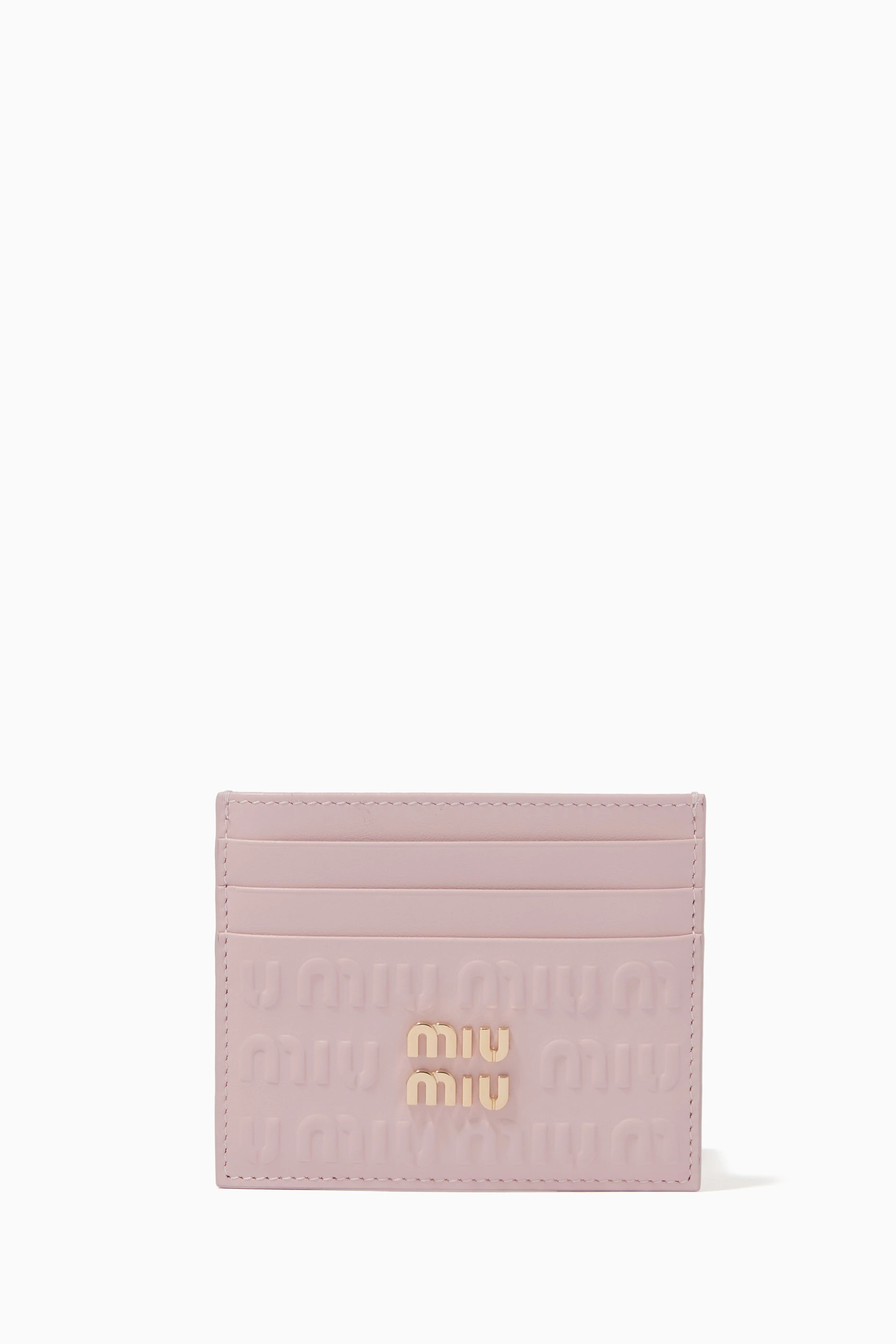 Miu miu best sale cardholder