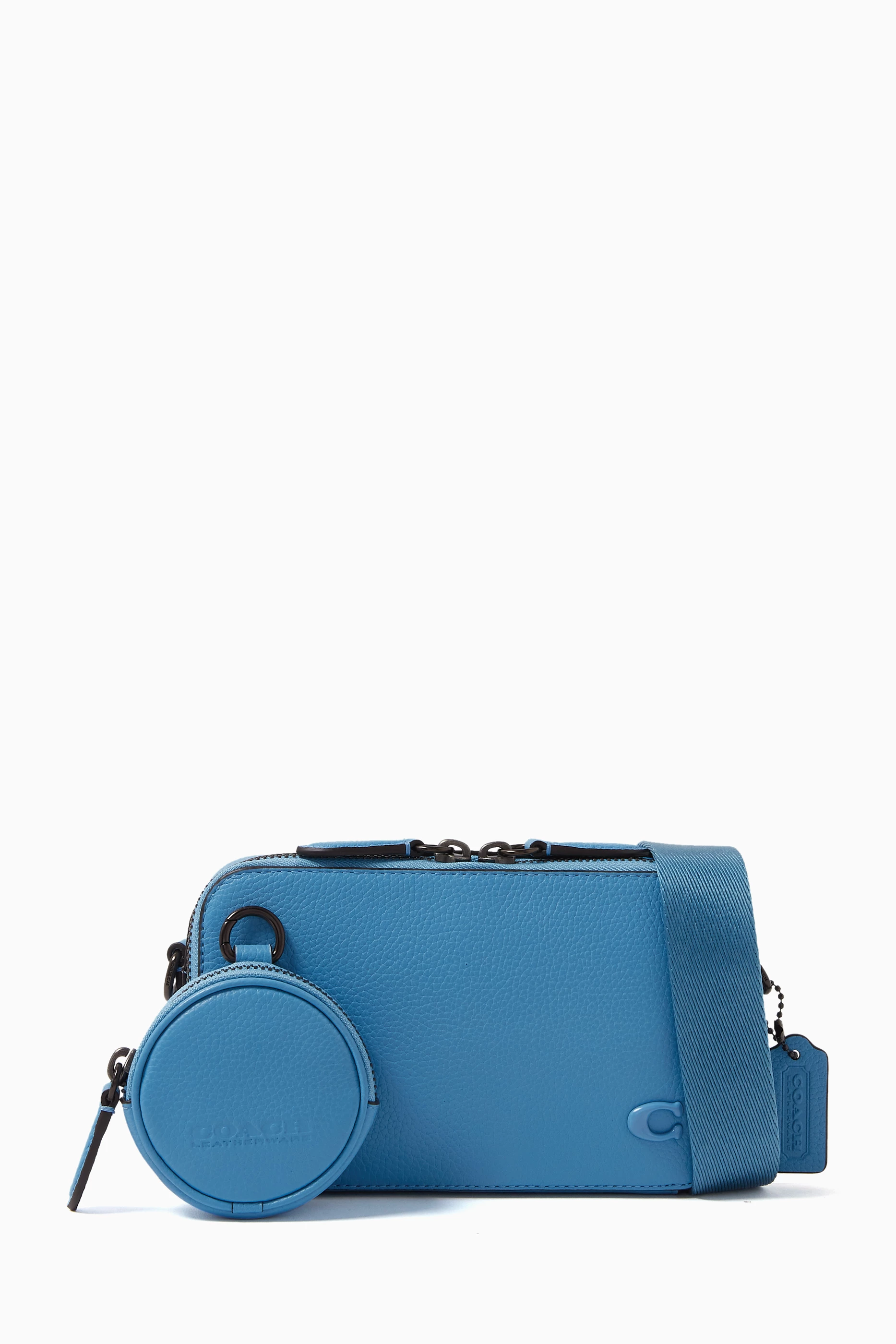 Coach sling shop bag blue
