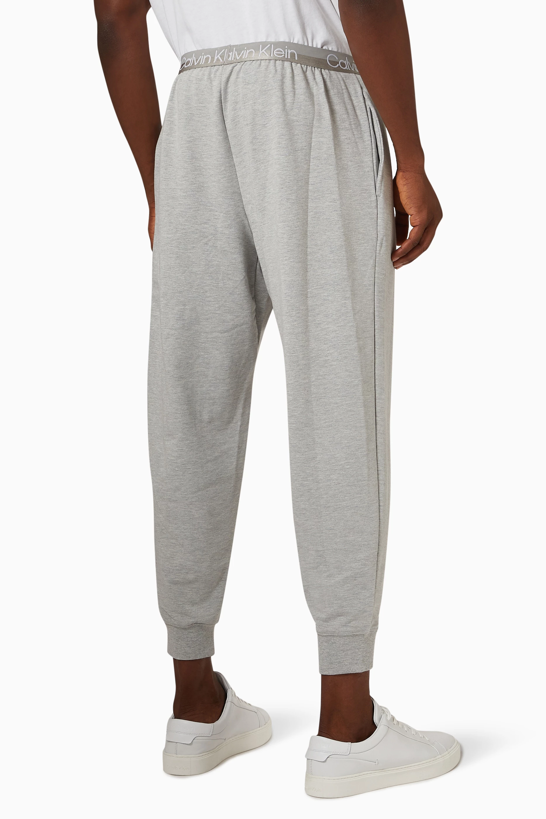 Calvin klein grey sweatpants deals