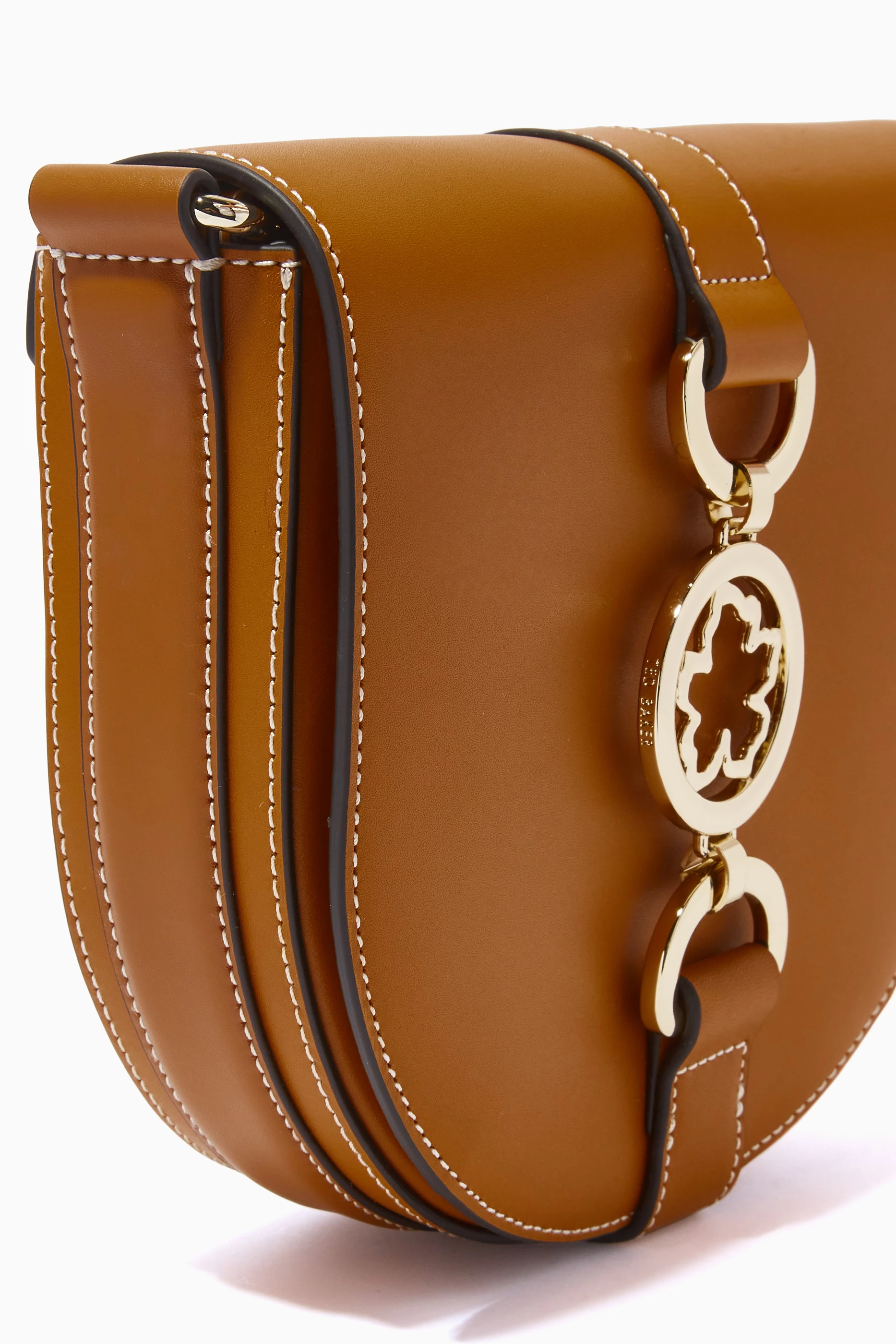 Ted Baker Kensie Magnolia Detail Leather Cross Body Bag for Women