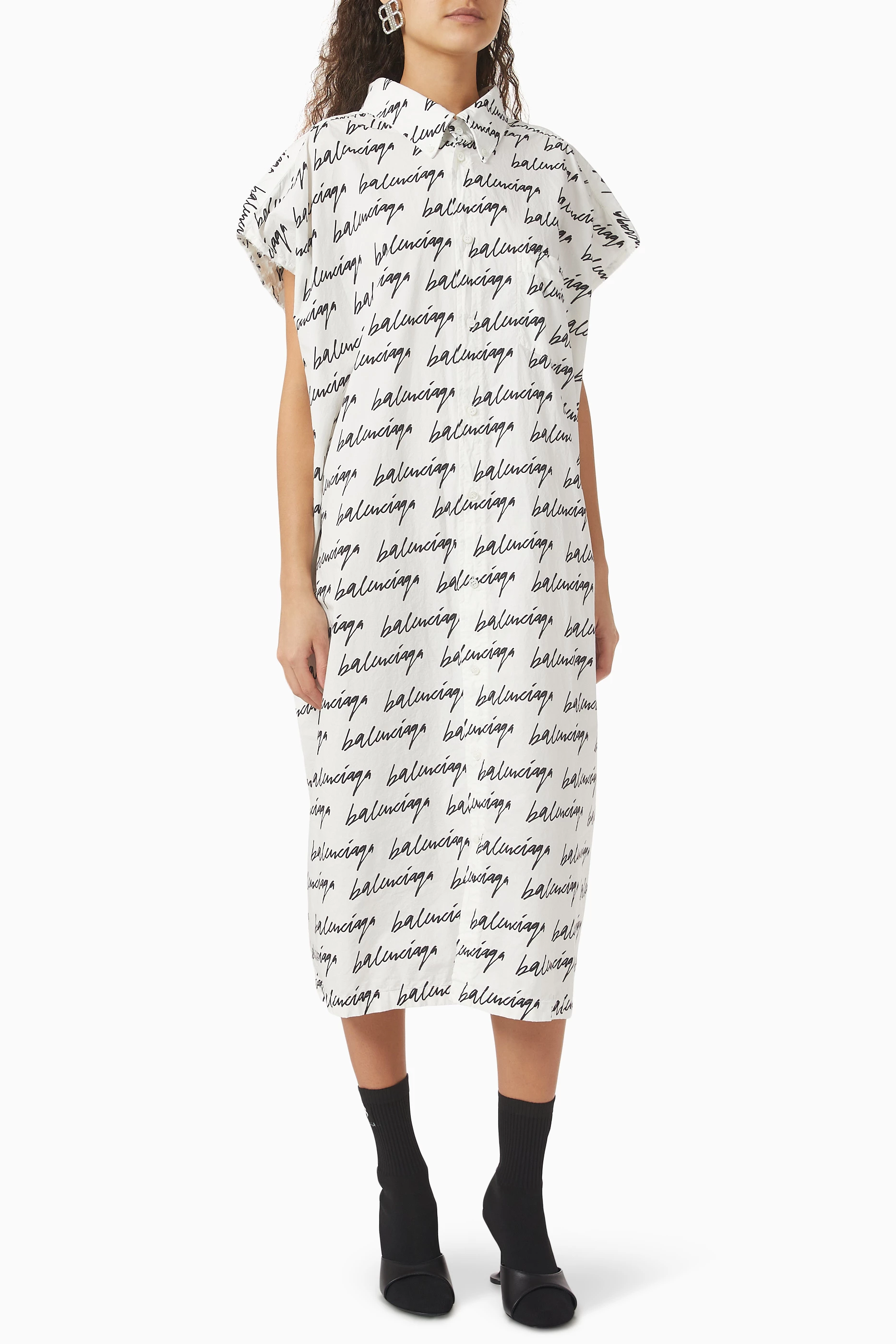 Balenciaga shirt dress top