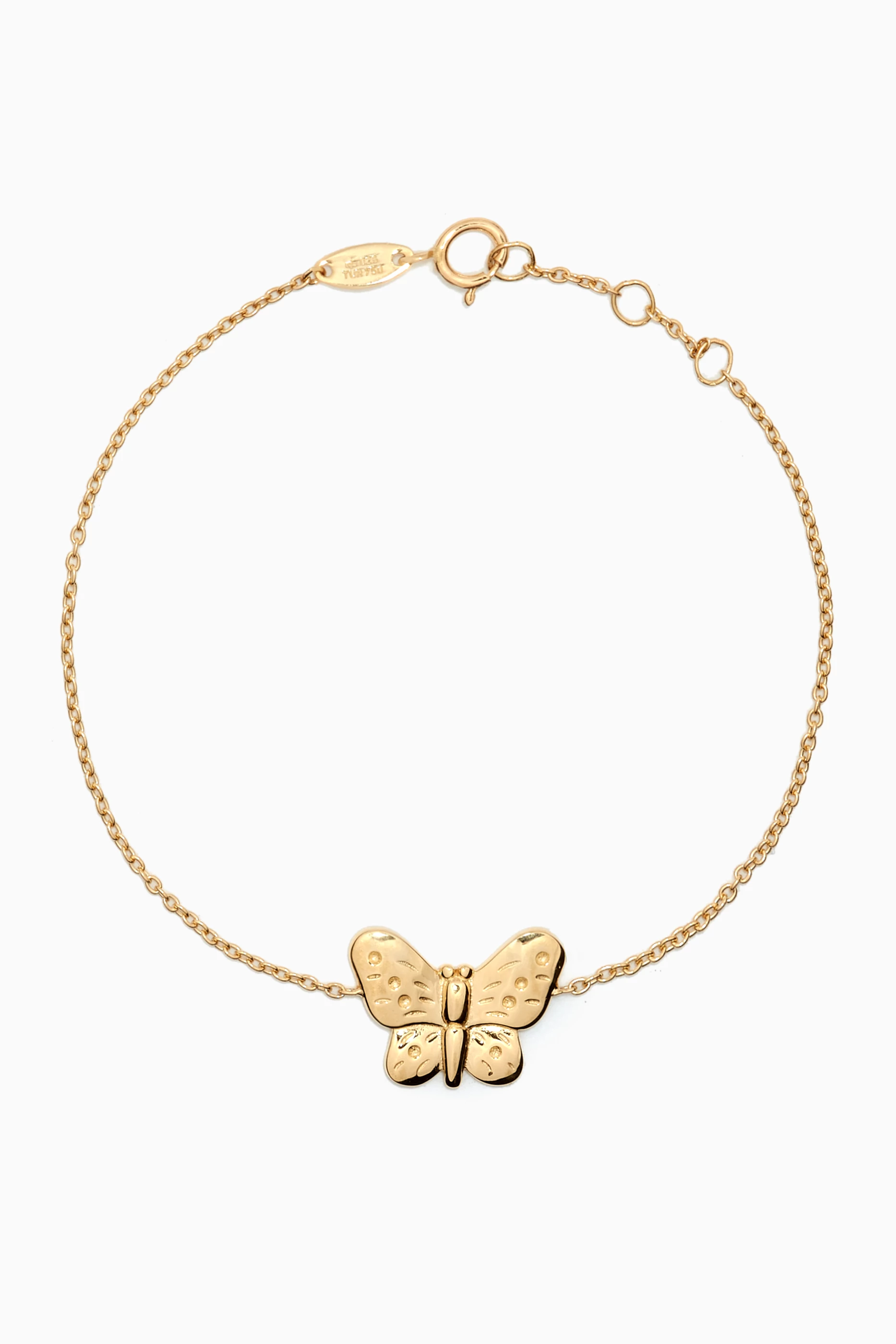 Yellow shop butterfly bracelet