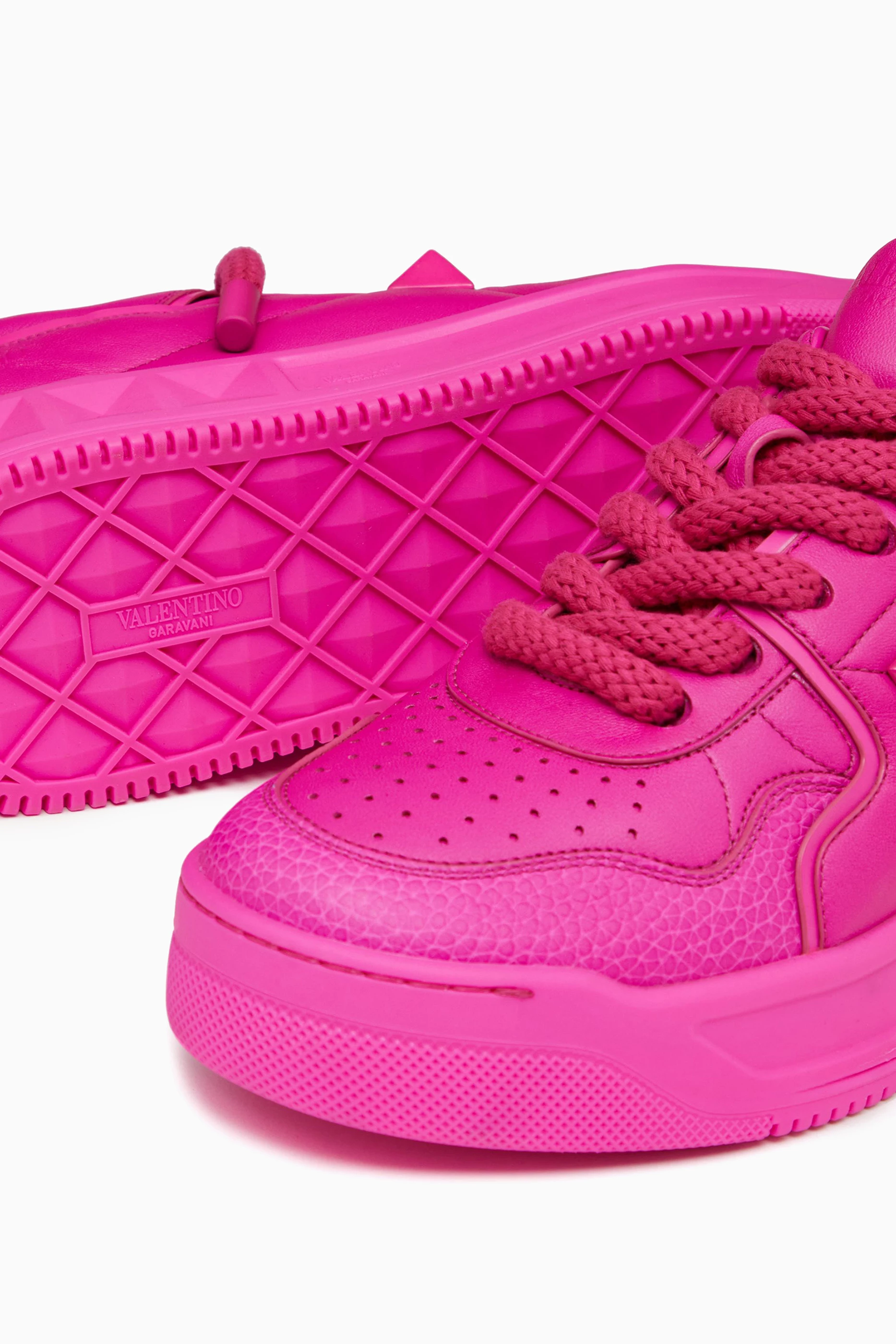 Pink valentino deals shoes