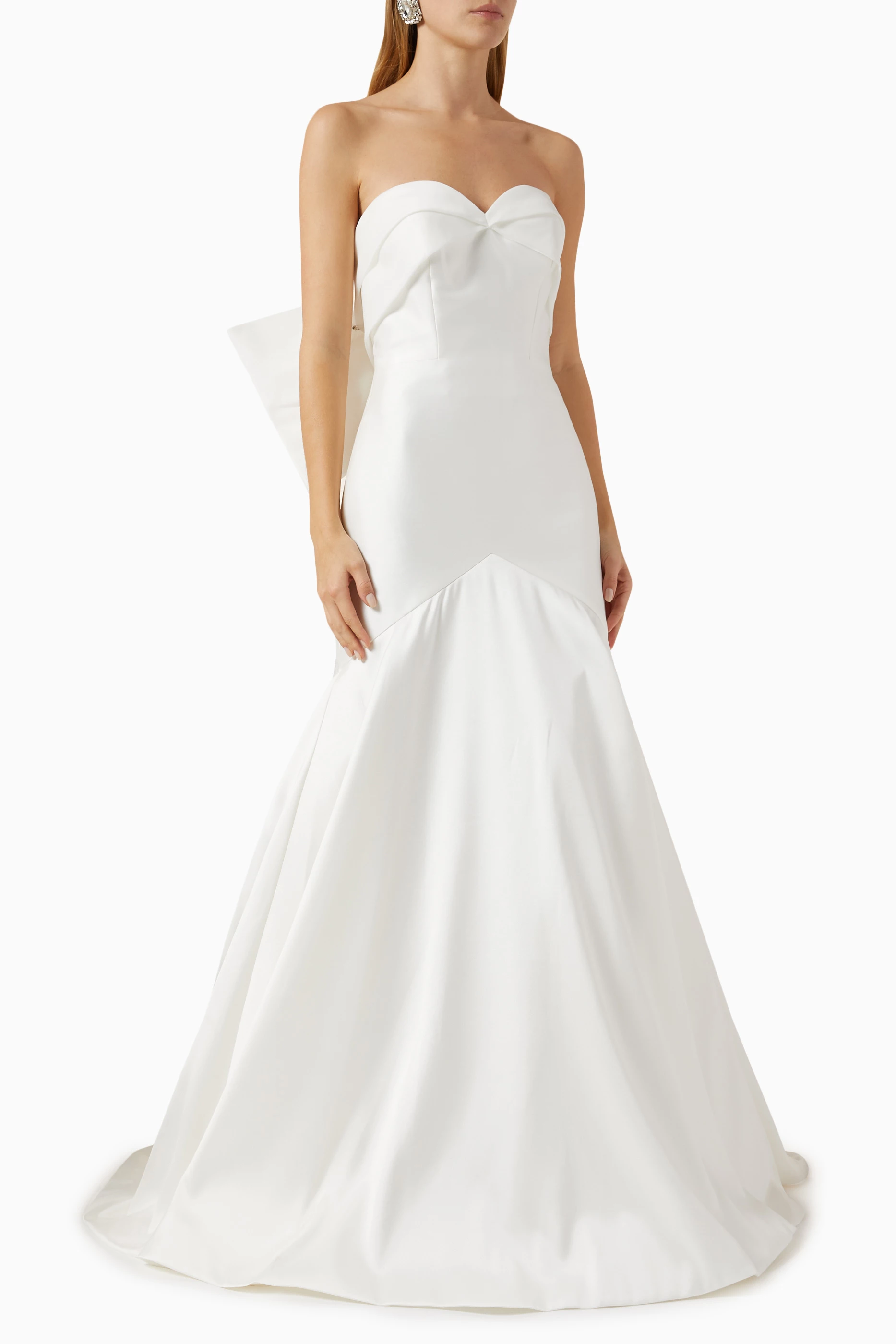 Buy Pronovias Neutral Anita Mermaid Wedding Gown in Mikado for