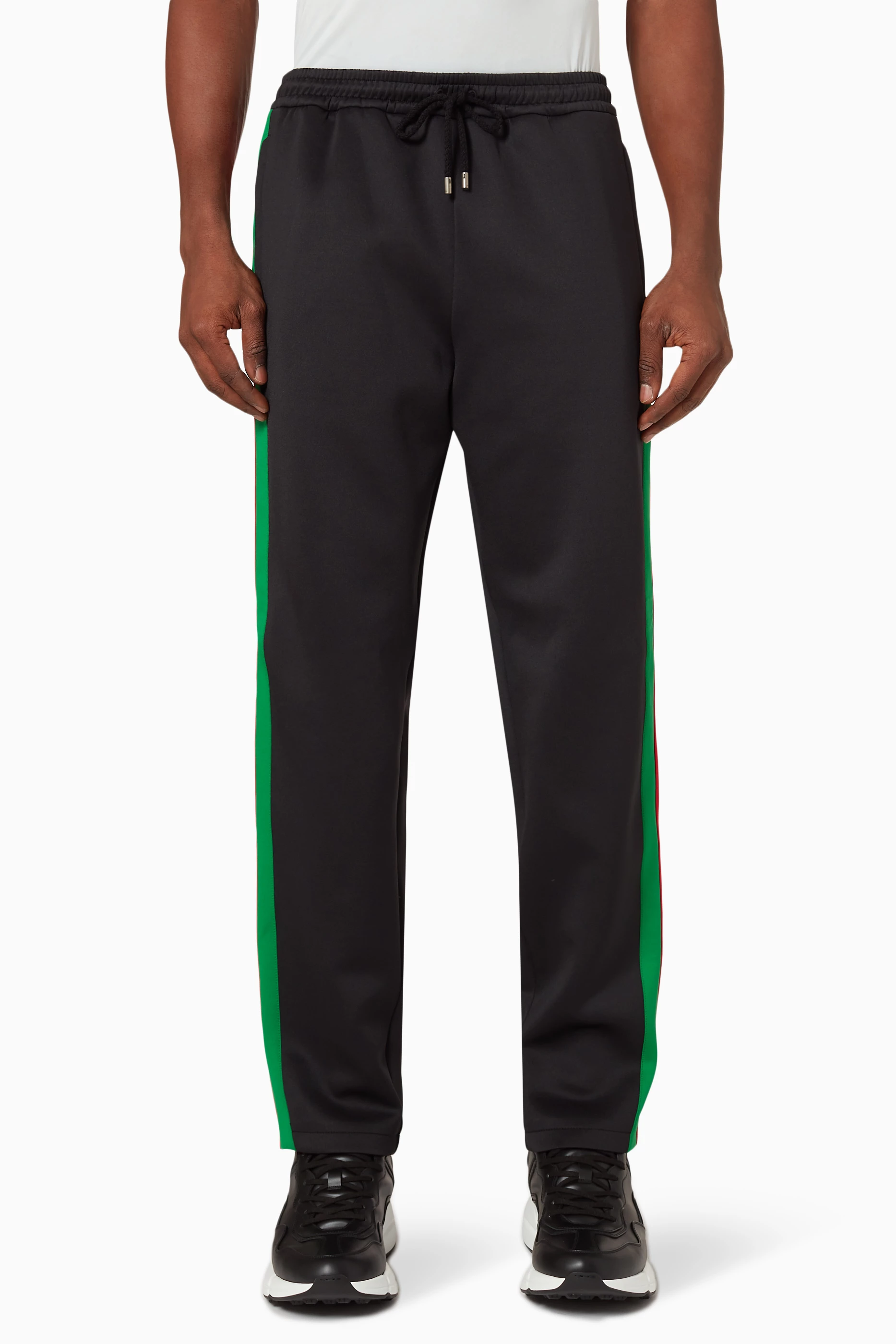 Buy Gucci Black Jogging Pants in Neoprene for Men in Saudi Ounass