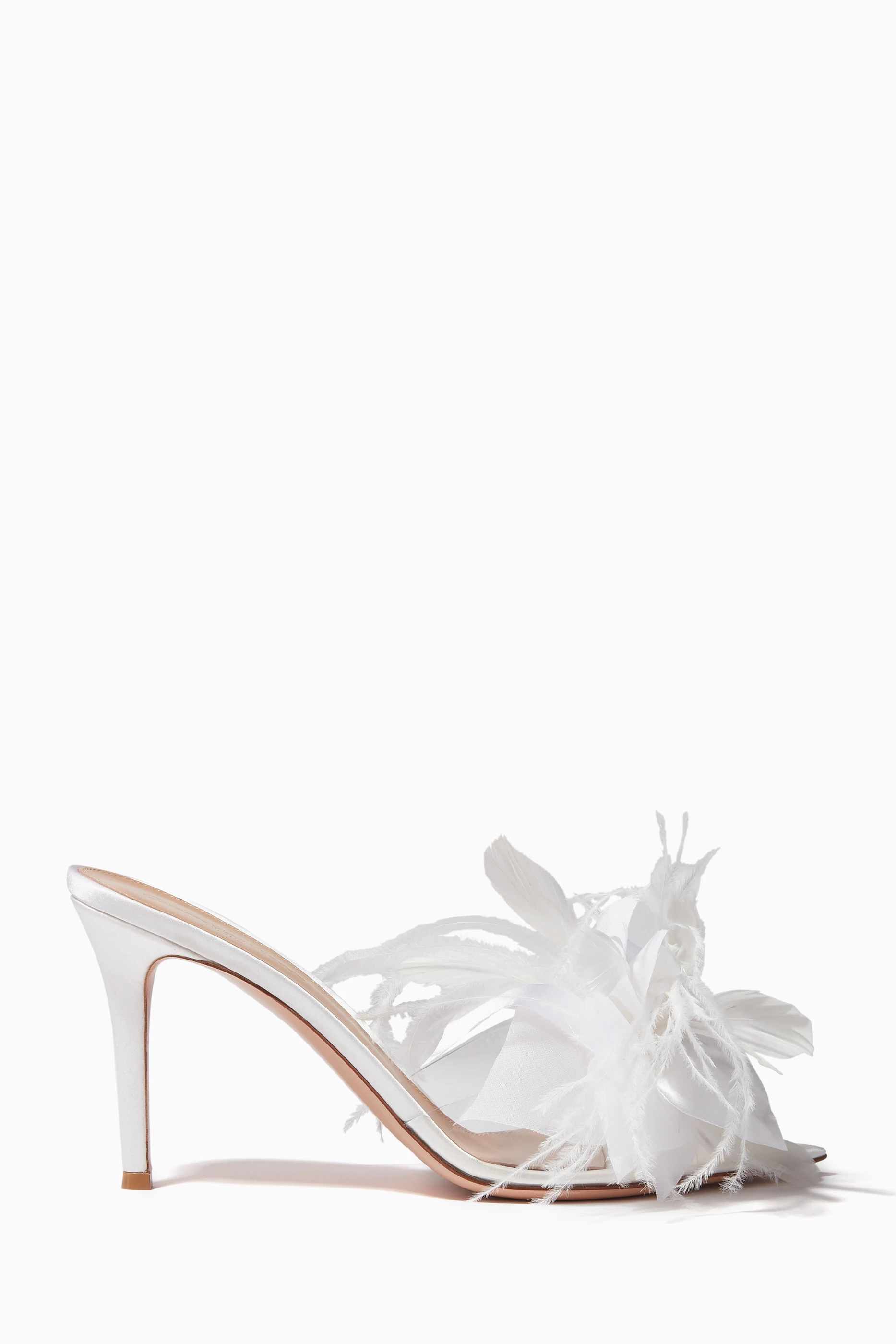 Gianvito rossi feather sales sandals
